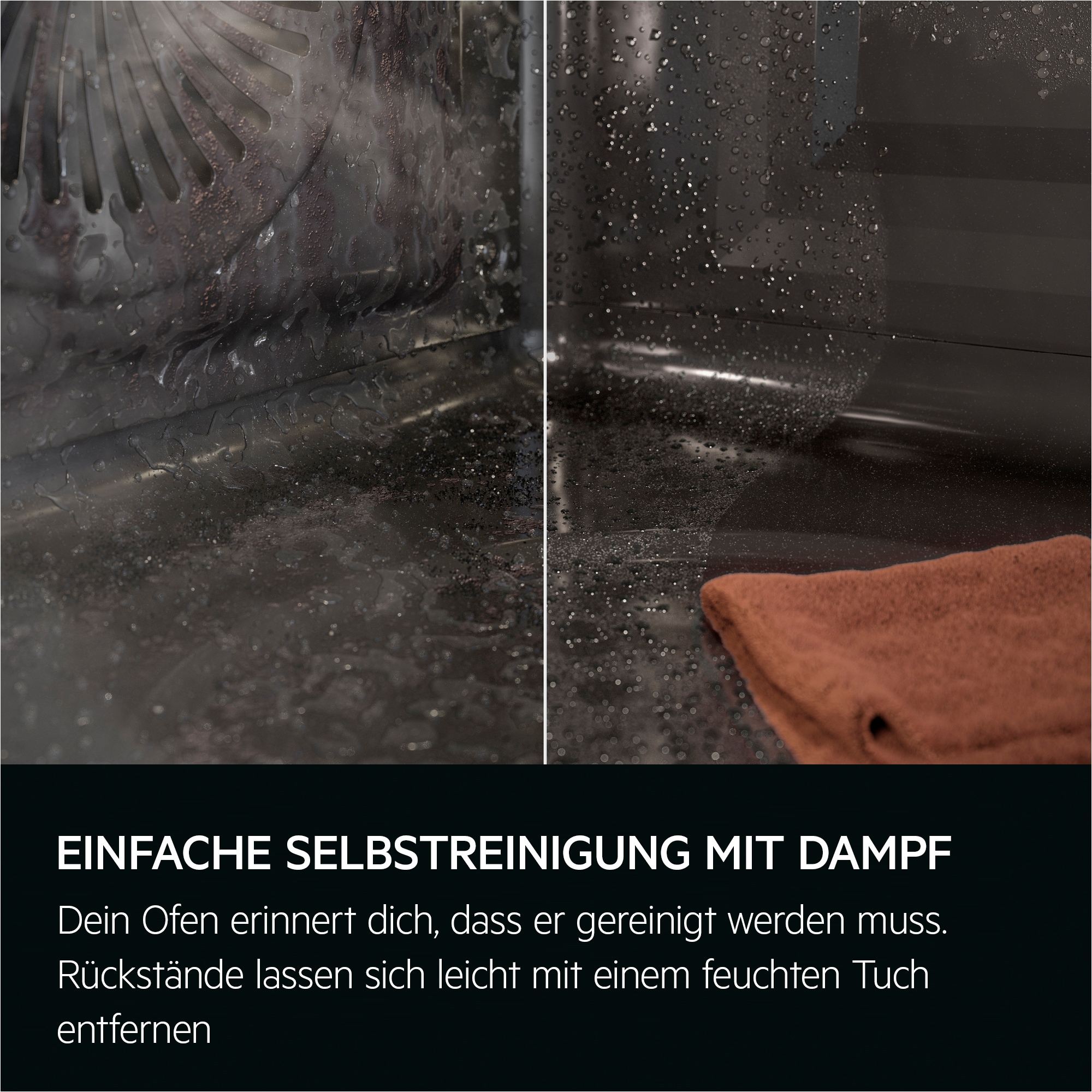 AEG Einbaubackofen Serie 8000 »TB8SB72WAB«, KI - Rezept – Assistent