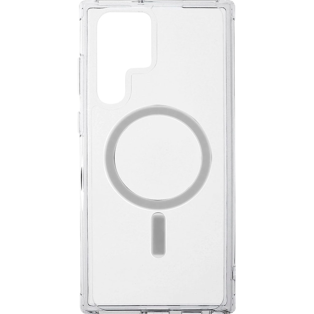 4smarts Smartphone-Hülle »Hybrid Case Premium Clear mit UltiMag«, Galaxy S22 Ultra, 17,3 cm (6,8 Zoll)