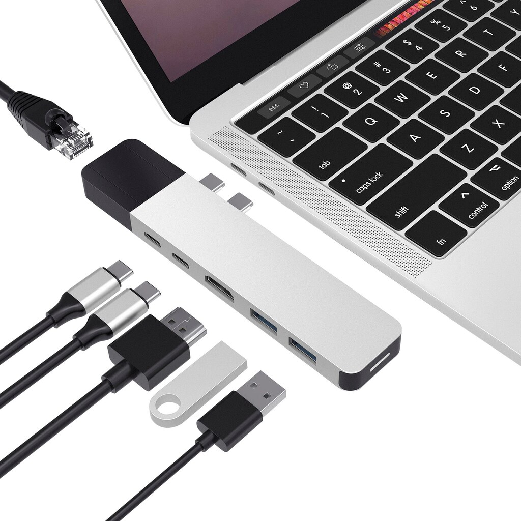 Hyper Adapter »NET 6-in-2 USB-C Hub«