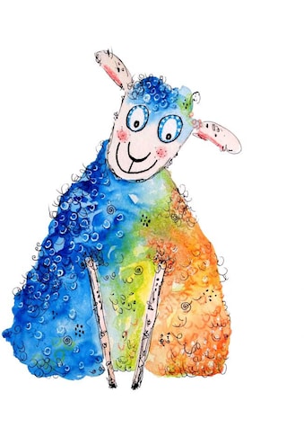 Wall-Art Wandtattoo »Lebensfreude - Happy Sheep«, (1 St.) kaufen