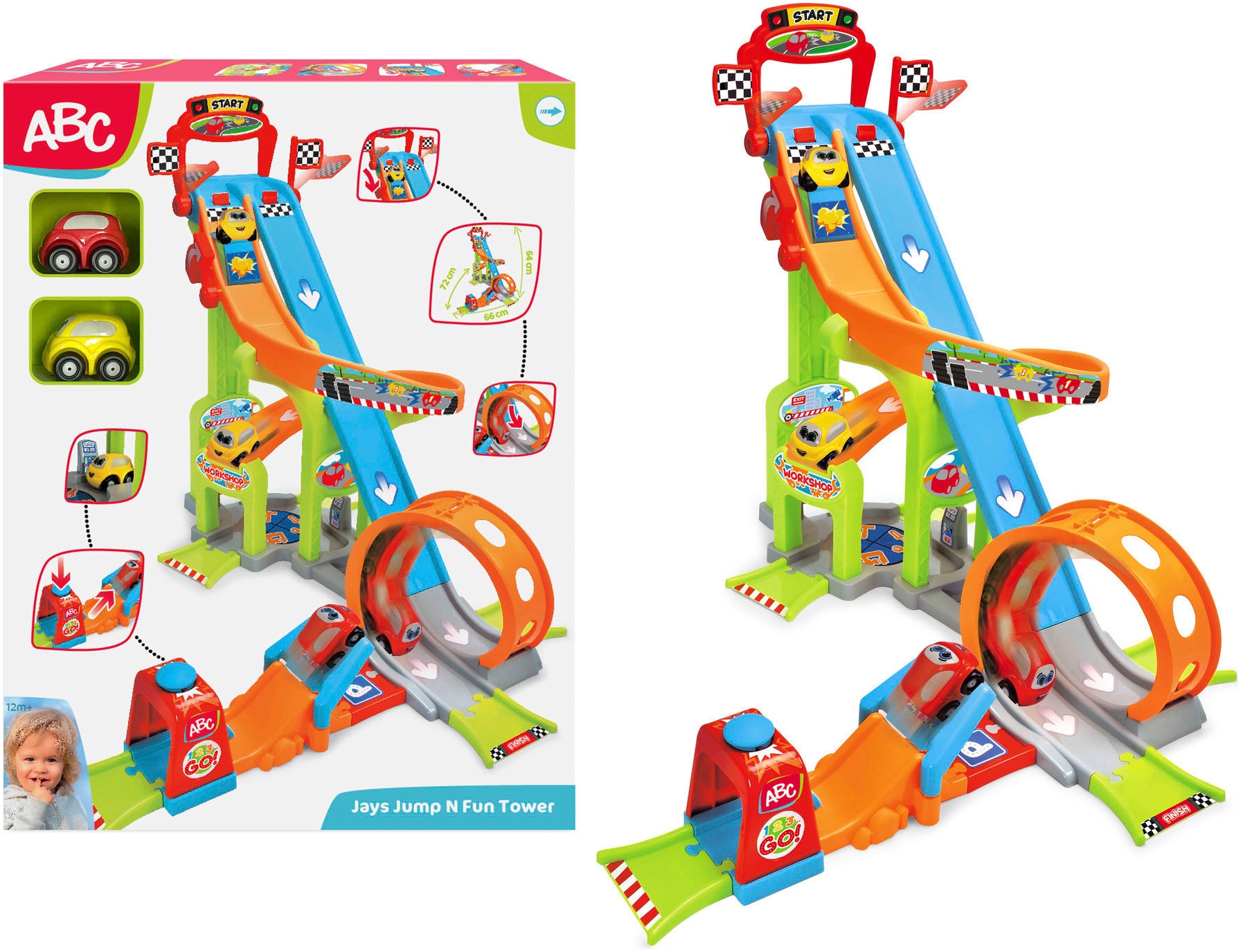 Autorennbahn »Jays Jump N Fun Tower«