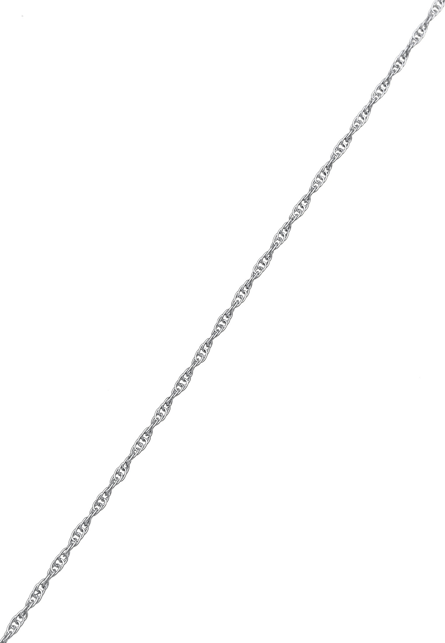 Kuzzoi Silberkette »Halskette Basic Gedrehte Gliederkette 925 Silber«