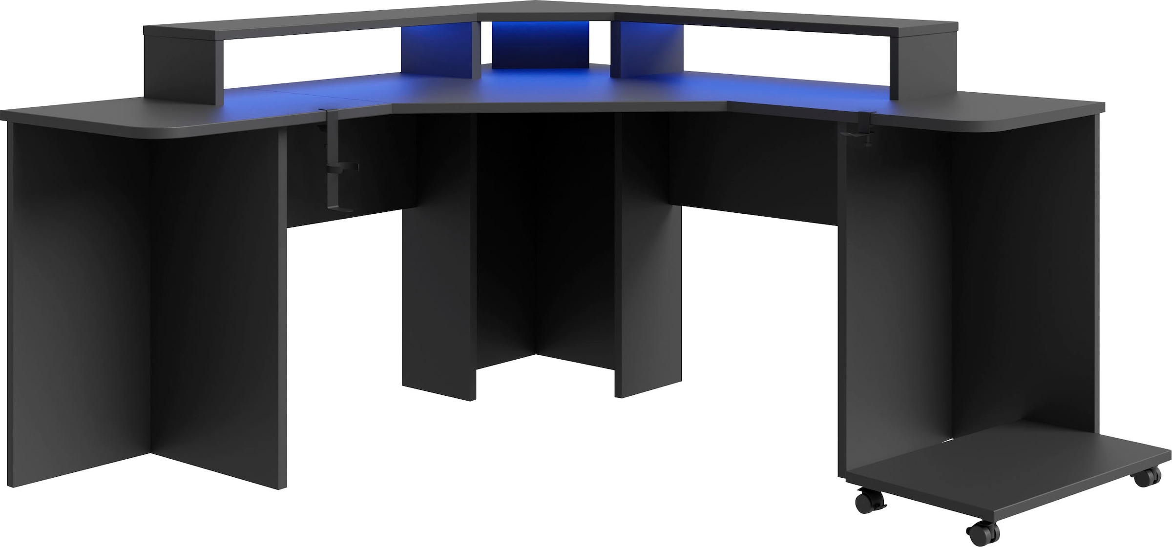 Gamingtisch »Tezaur«, mit RGB-Beleuchtung, Breite 160 cm