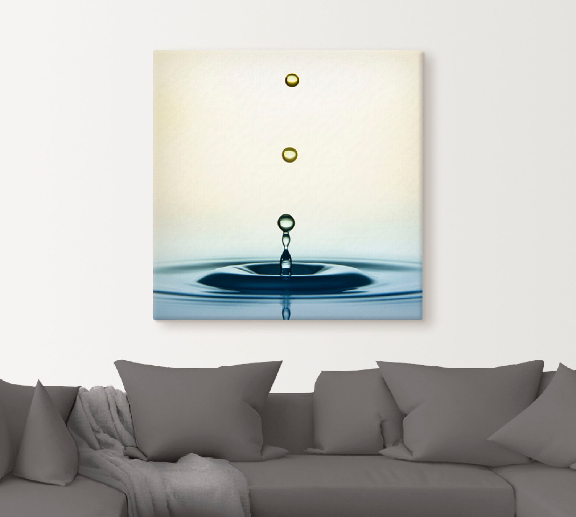 Artland Wandbild »Tropfen«, Zen, (1 St.), als Leinwandbild, Wandaufkleber in verschied. Größen