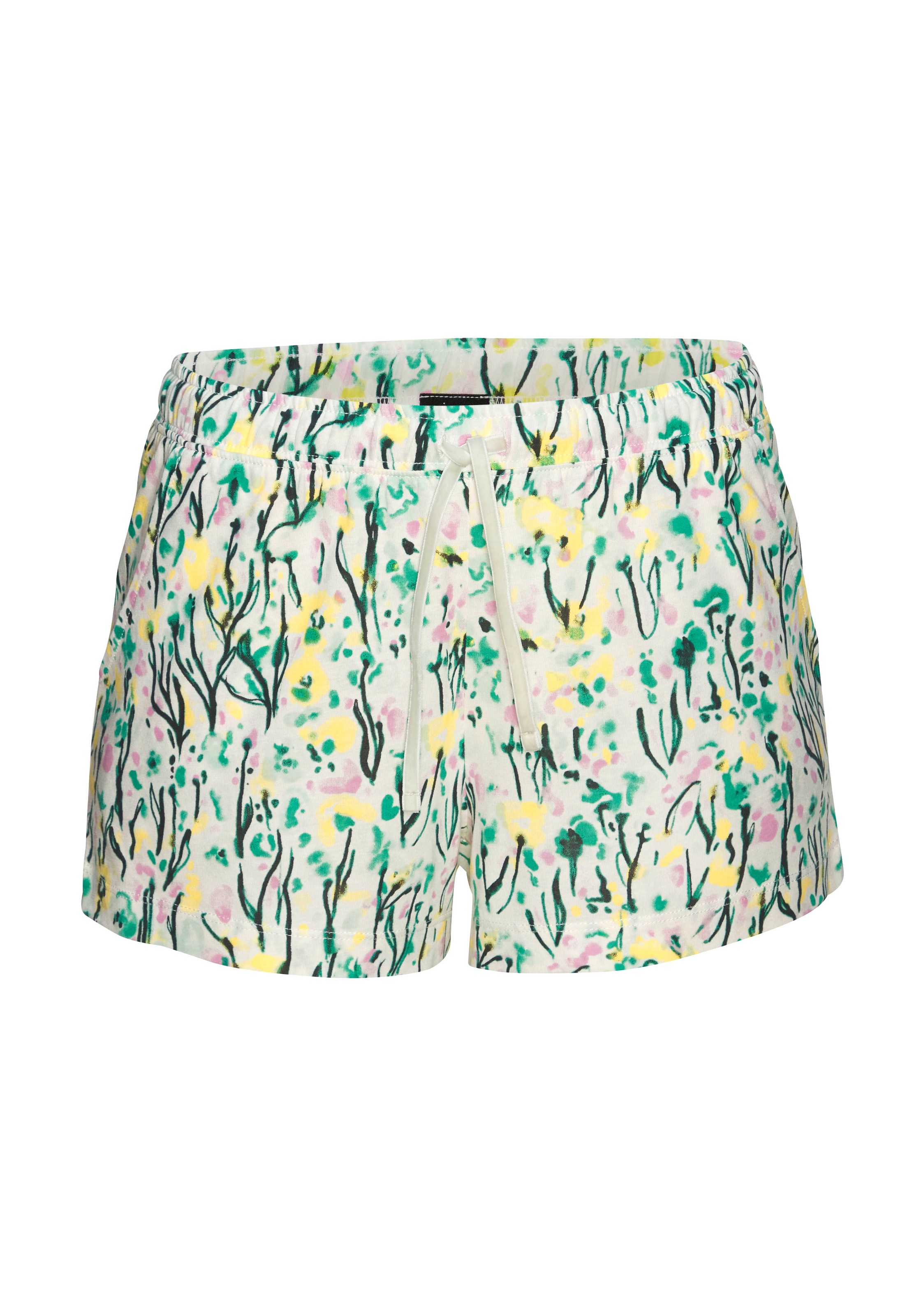 Vivance Dreams Pyjamashorts, mit Aquarell-Muster