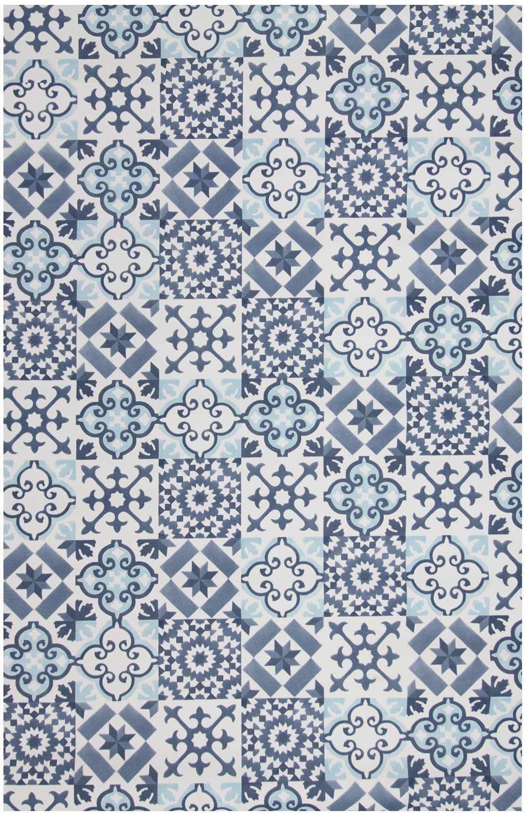 Friedola Küchenläufer »VINTAGE«, rechteckig, 3 mm Höhe, Läufermatte aus Vinyl, Fliesen Design, Ornamente, abwischbar, Küche
