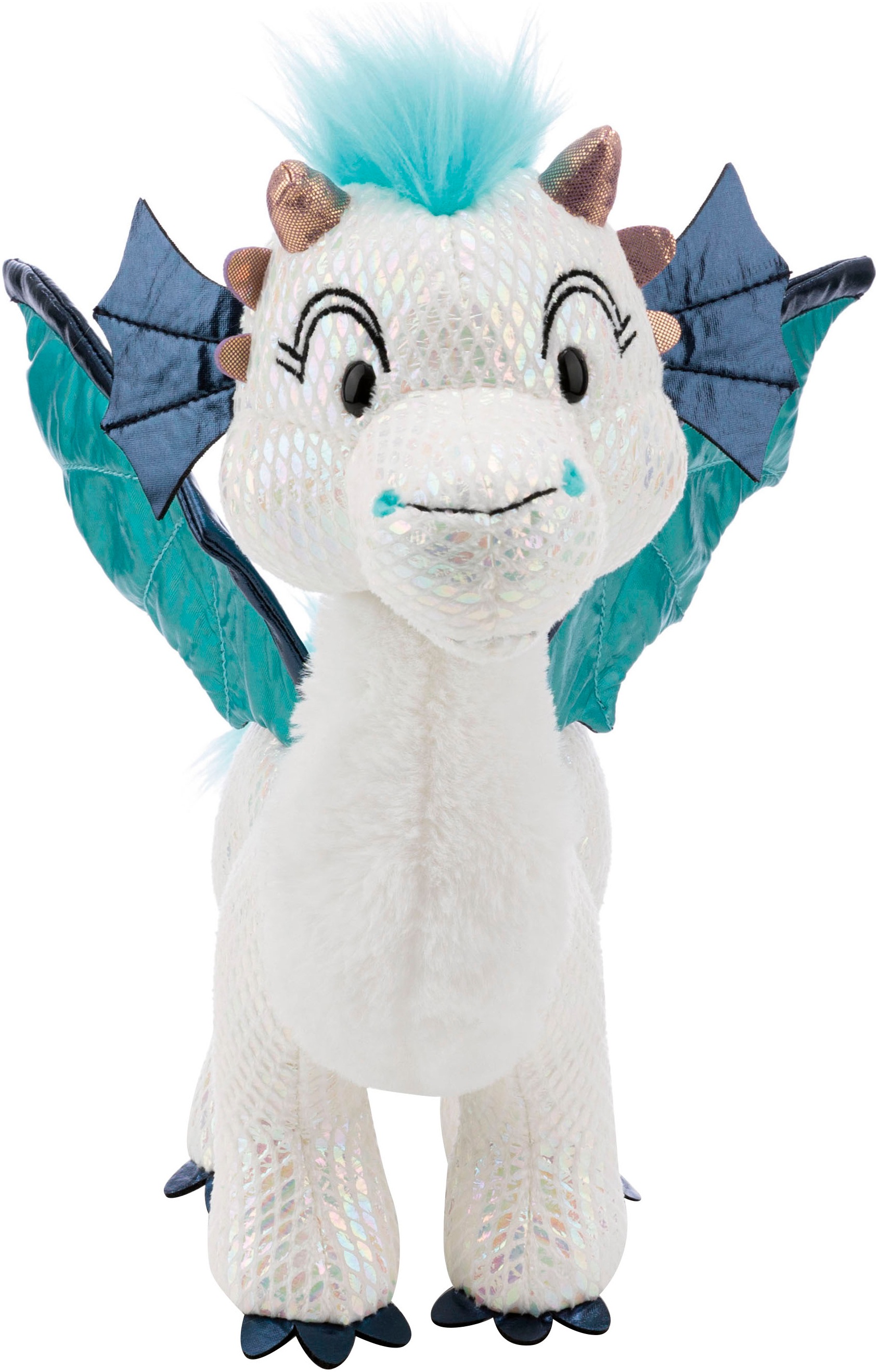 Nici Kuscheltier »Winter, Drache Zafura, 35 cm stehend« enthält recyceltes Material