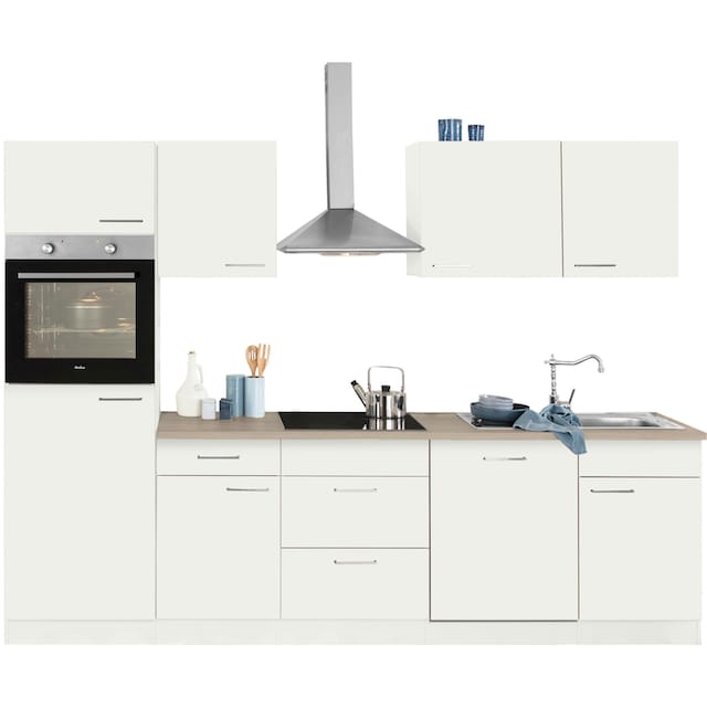 wiho Küchen Küchenzeile »Zell«, mit E-Geräten, Breite 280 cm bequem  bestellen