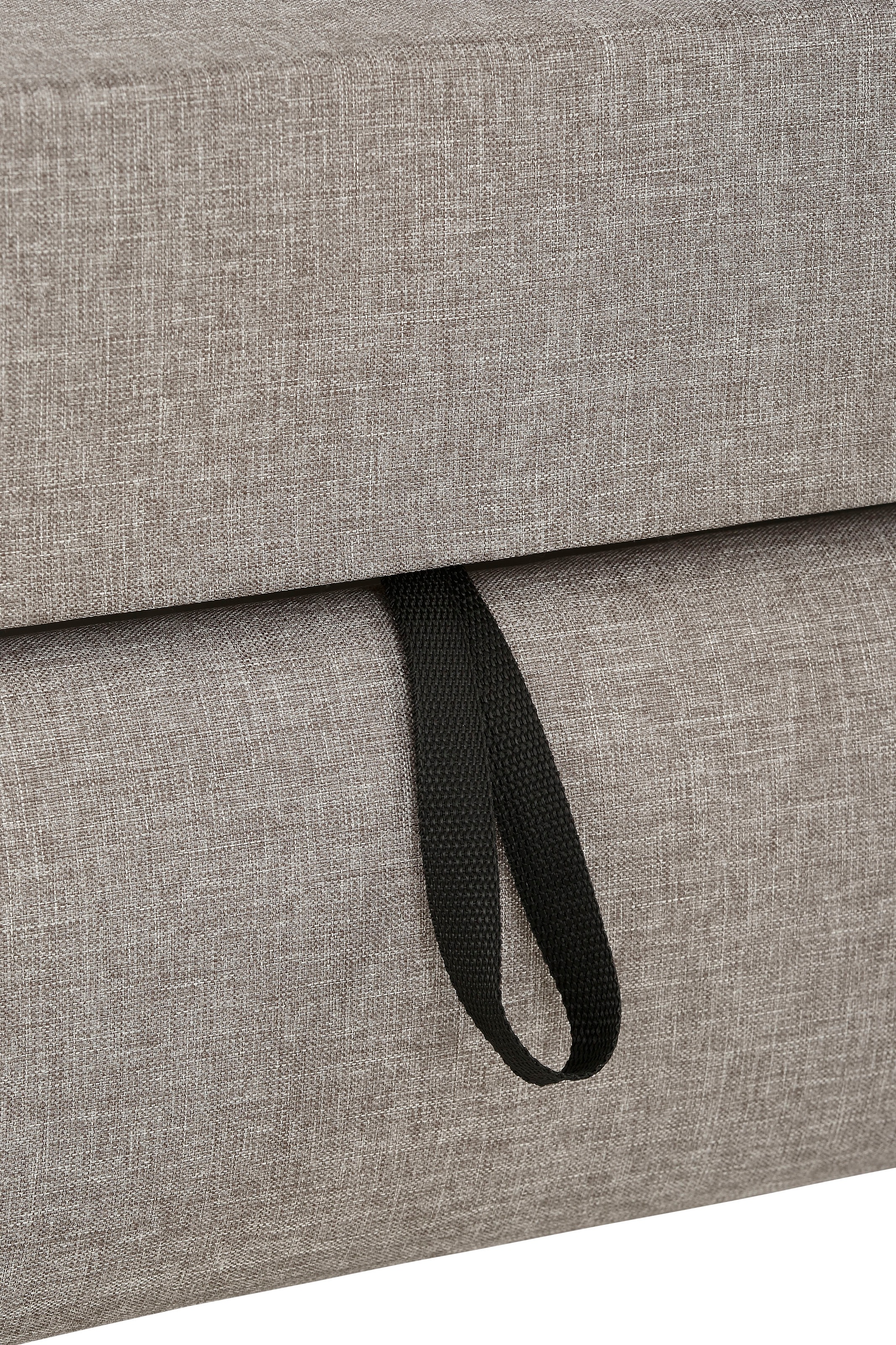 Home affaire Ecksofa »Nika L-Form«, Polsterecke, Struktur fein oder Melrose/Struktur, mit Bettfunktion