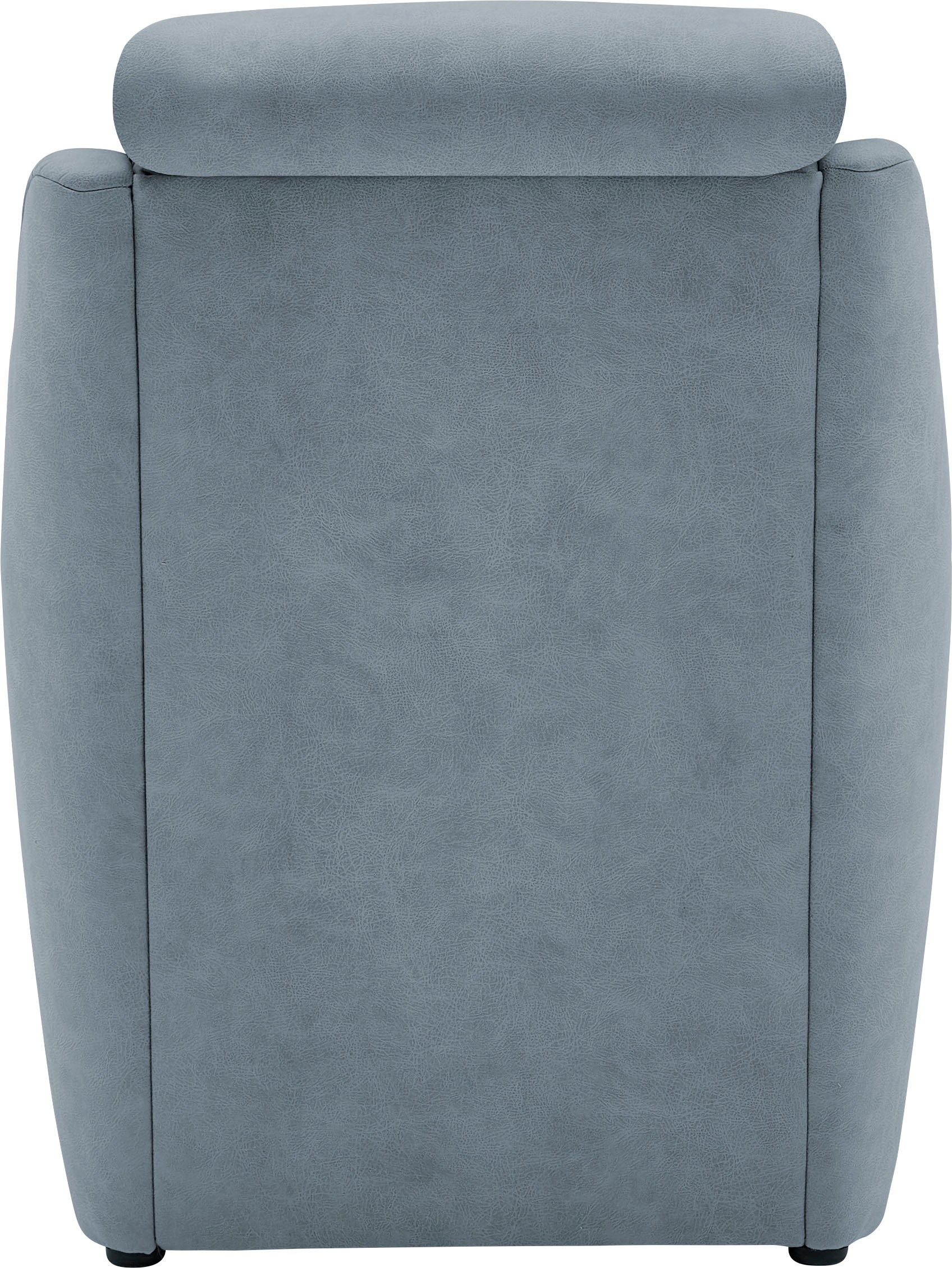 VILLA BECK Polstergarnitur »Lugano«, (Set, 3 tlg.), Kopfteilverstellung, in Sitzhöhe 49 cm, 3-Sitzer und 2x Sessel