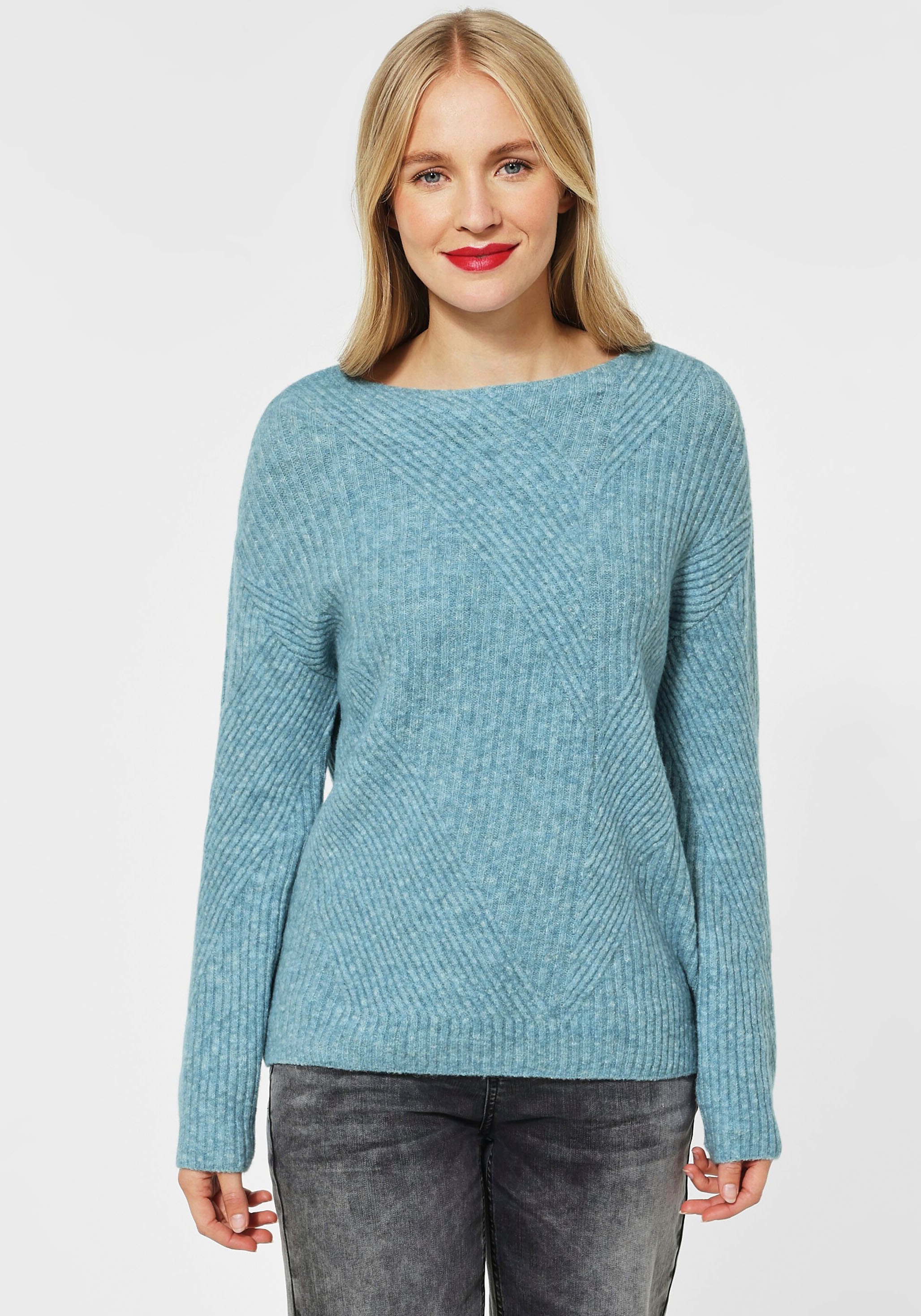 STREET ONE Strickpullover mit extravaganter Struktur