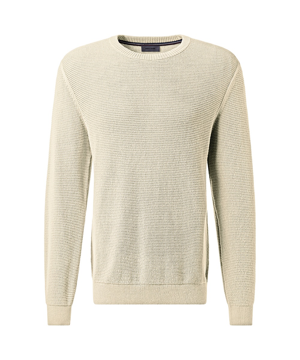 Pierre Cardin Rundhalspullover mit Struktur
