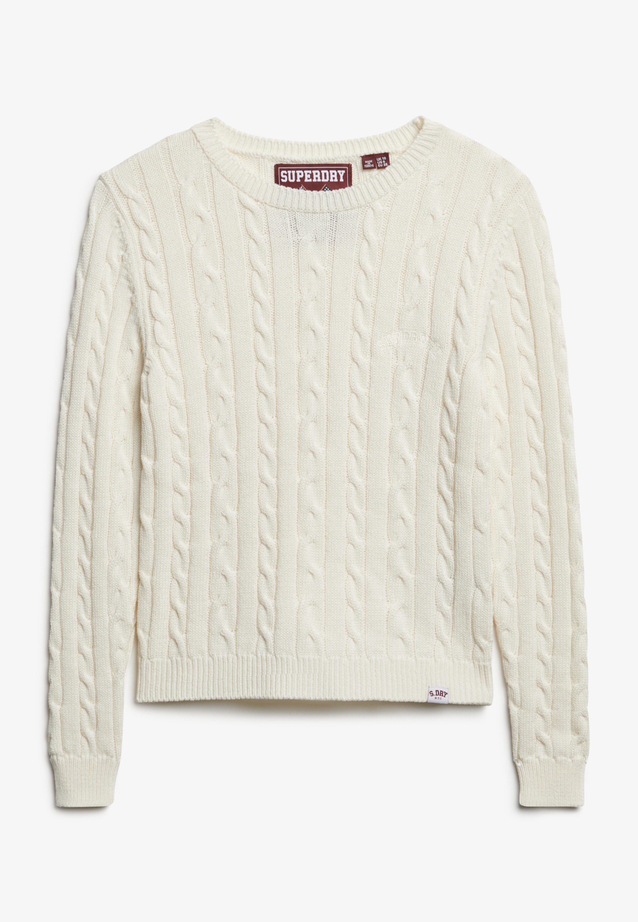 Superdry Strickpullover »ESSENTIALS SLIM CABLE JUMPER«