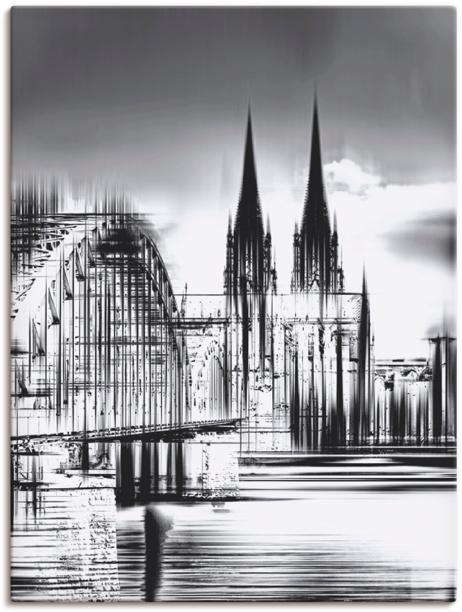 Artland Wandbild »Köln Skyline Collage III«, Deutschland, (1 St.), als Leinwandbild, Poster, Wandaufkleber in verschied. Größen