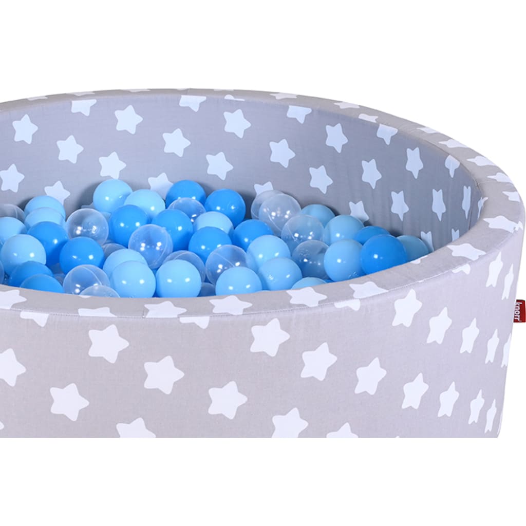 Knorrtoys® Bällebad »Soft, Grey White Stars«