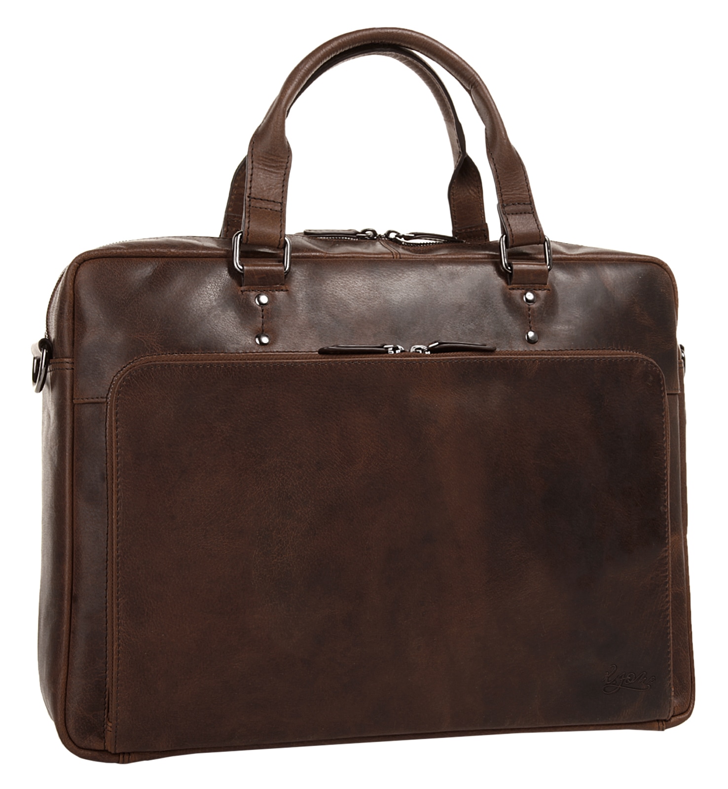 X-Zone Laptoptasche, echt Leder