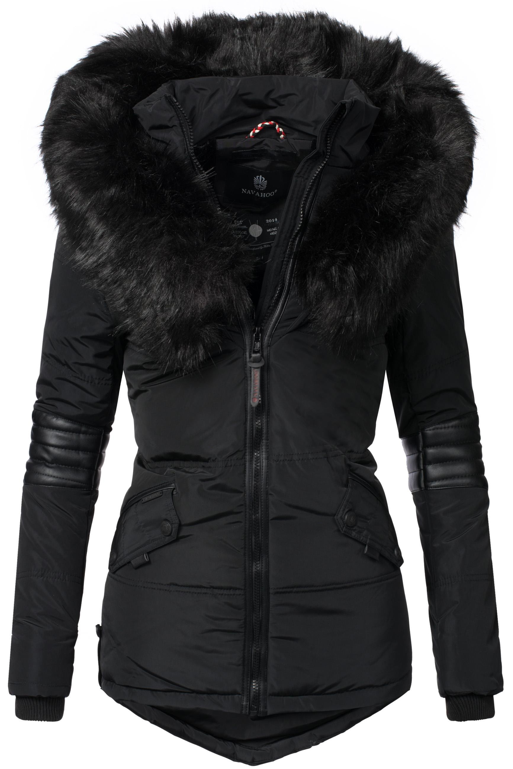 Navahoo Winterjacke »Winterjacke Nirvana«, mit Kapuze