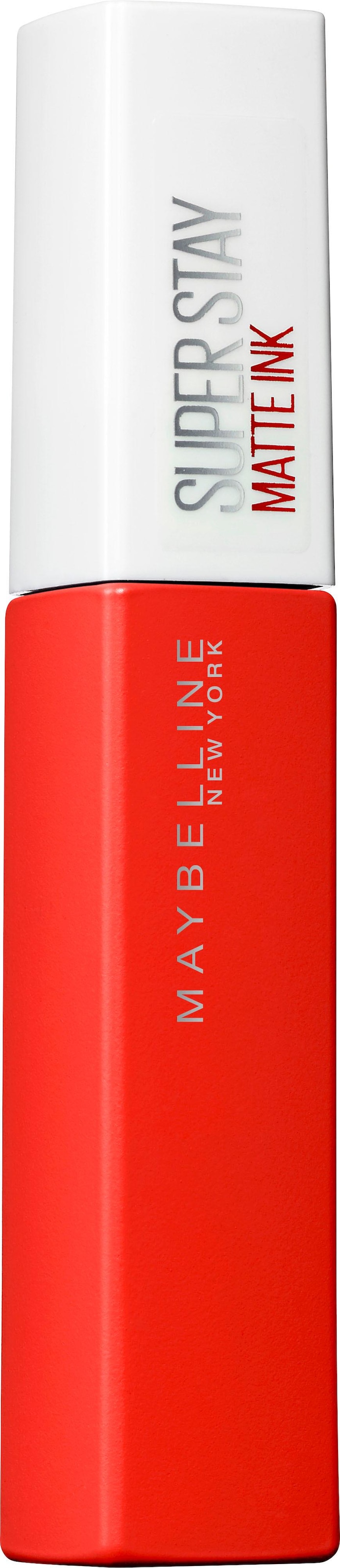 MAYBELLINE NEW YORK Lippenstift »Super Stay Matte Ink«, mit natürlichen Inhaltstoffen