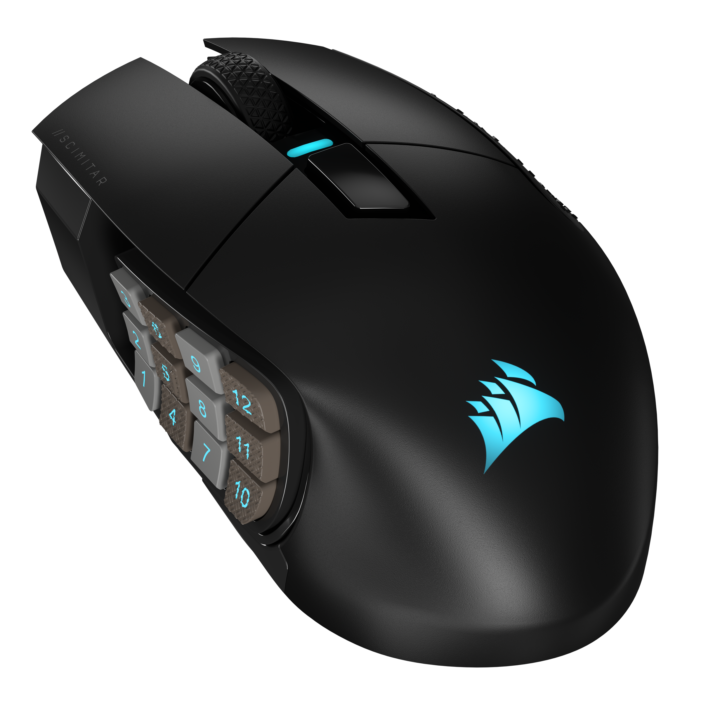 Corsair Gaming-Maus »SCIMITAR ELITE WIRELESS«, Bluetooth-Funk, MMO-Gaming-Maus