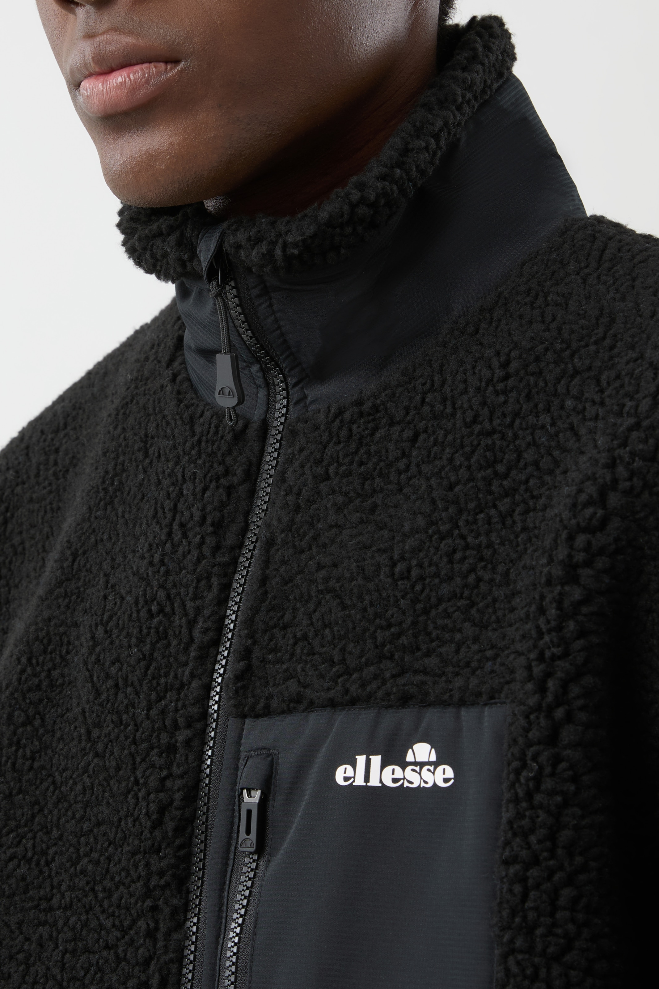 Ellesse Fleecejacke »Rogeno Fleece Jacket« wasserabweisend, windabweisend, atmungsaktiv, wärmend