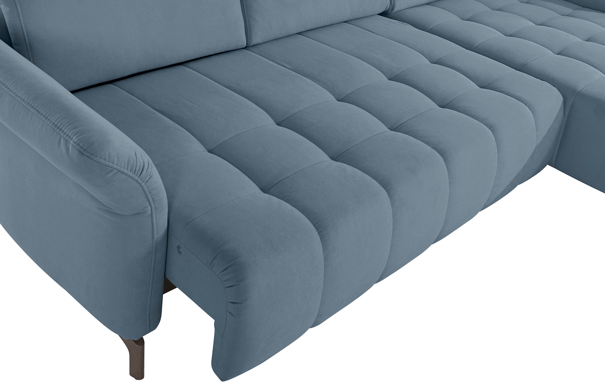 INOSIGN Ecksofa »Fresh L-Form«, Federkern, wahlweise Kopfteilverstellung und motorischer Vorziehsitz