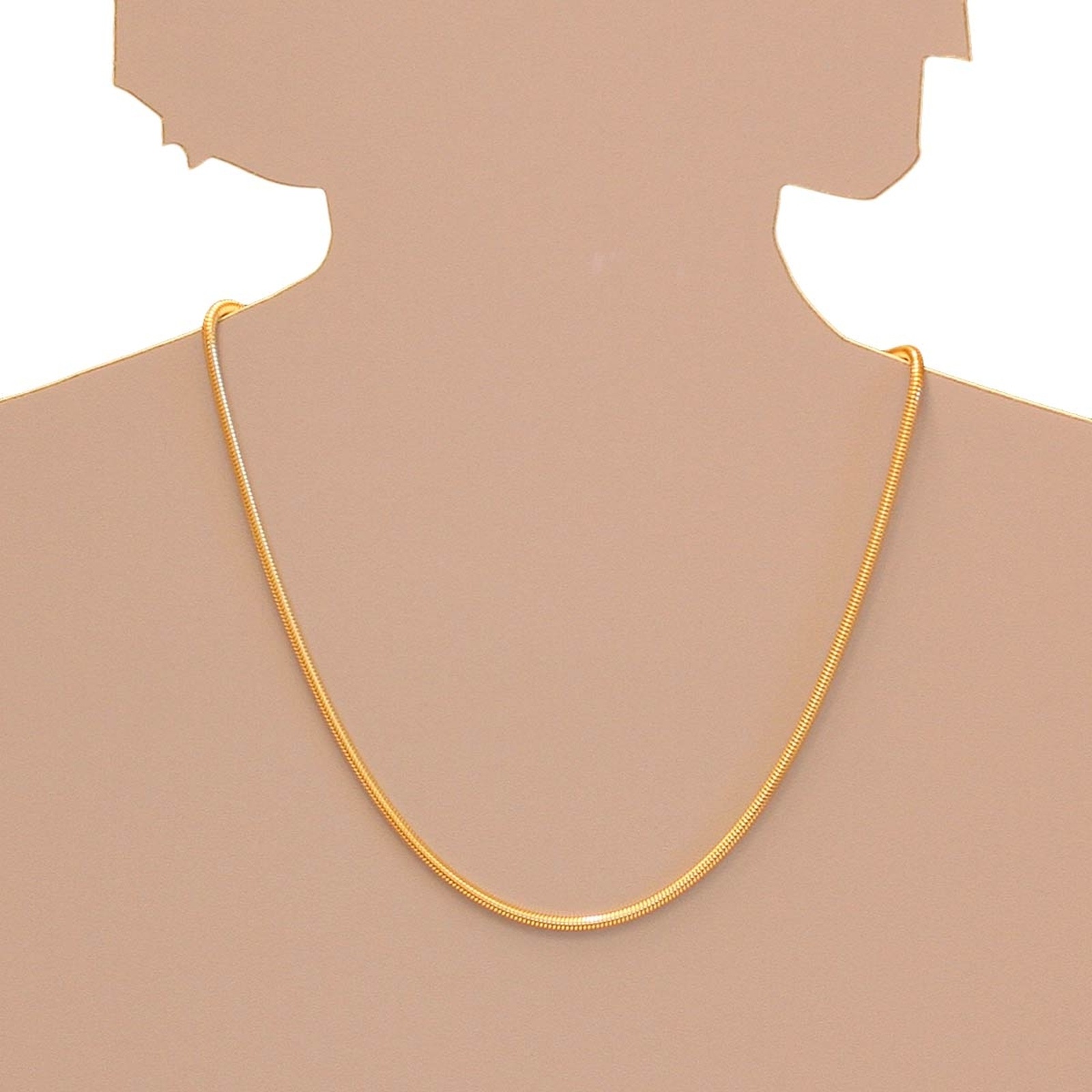 OSTSEE-SCHMUCK Silberkette »- Schlange 3,0 mm - Silber 925/000, vergoldet -,«