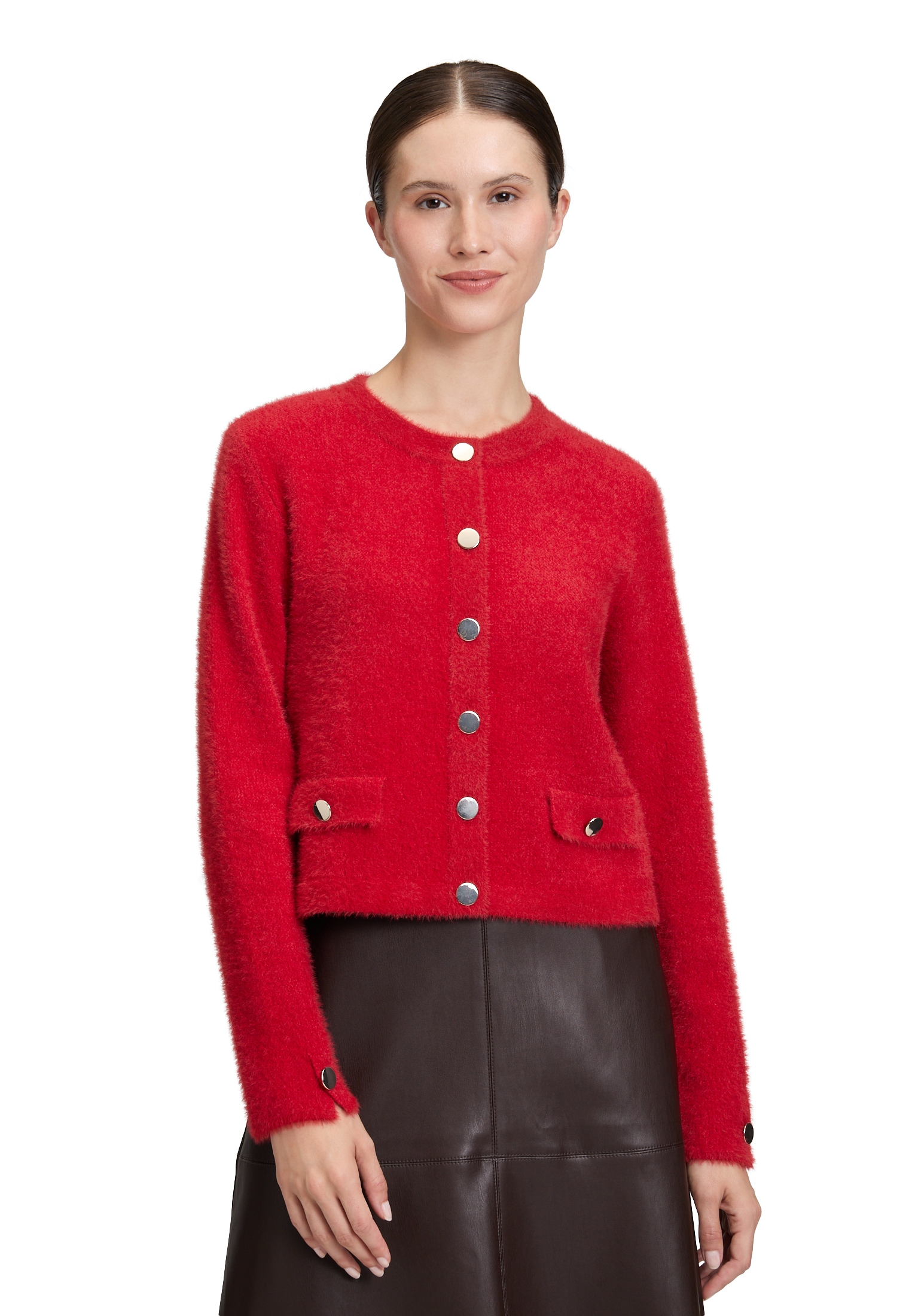 Betty Barclay Strickjacke »Casual-Strickjacke mit Knopfleiste«