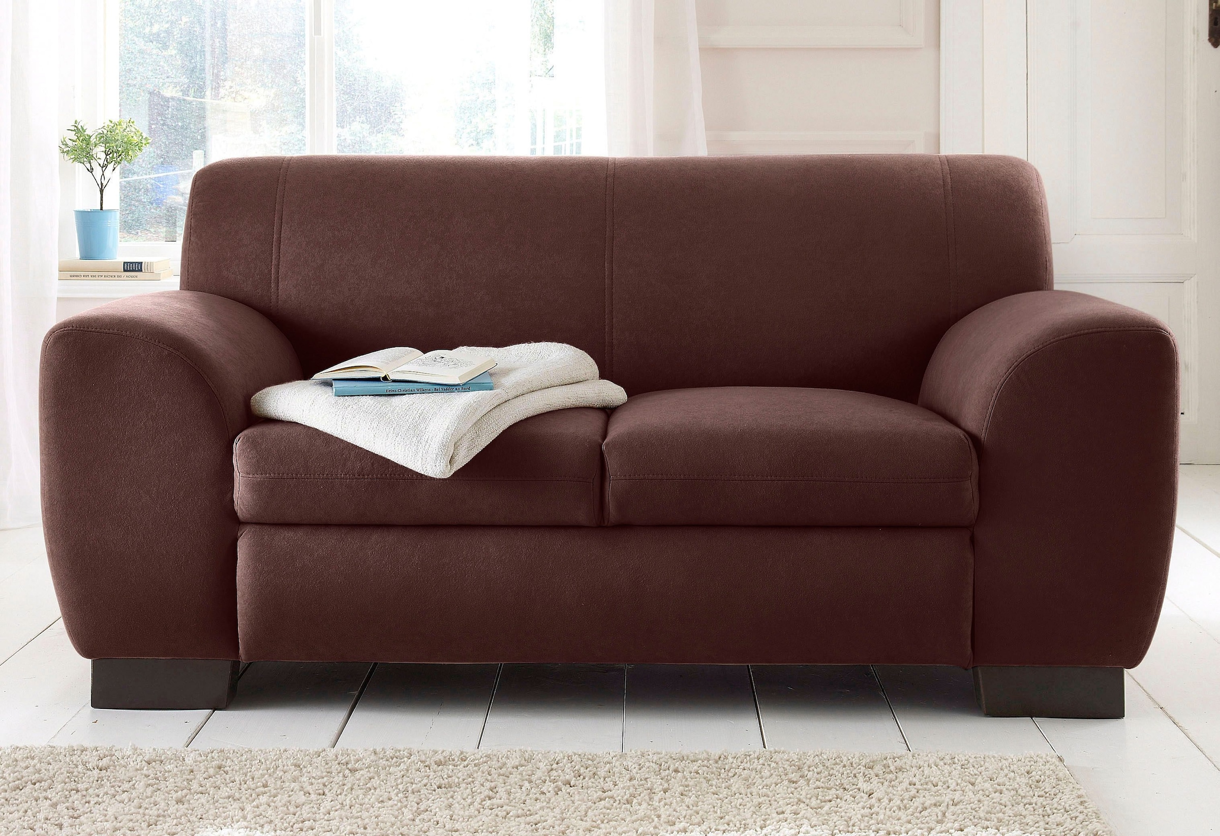 Sofa »Nika L-Form«, als 2-oder 3-Sitzer, in Microfaser PRIMABELLE® oder Struktur
