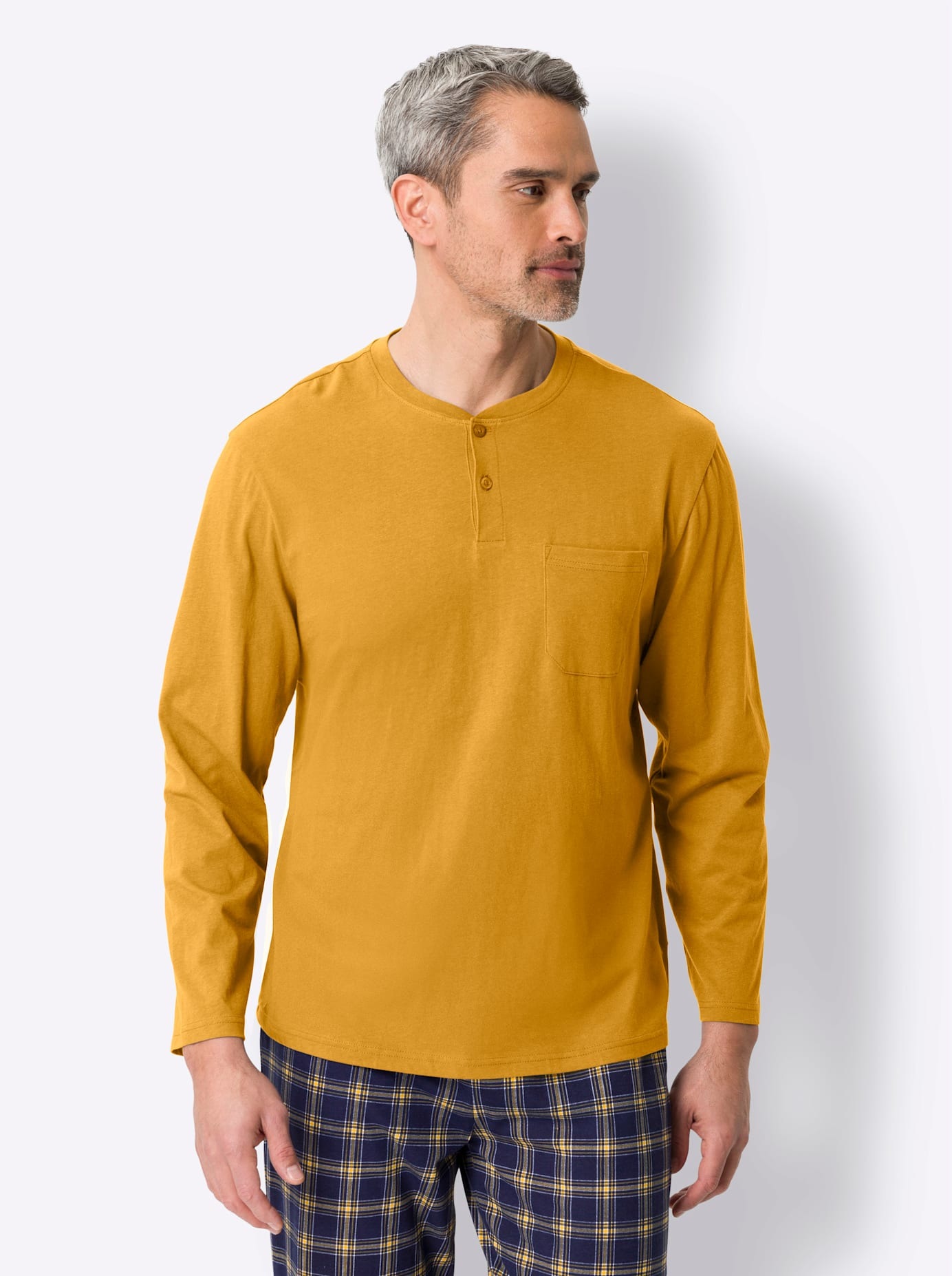 Langarmshirt »Schlafanzug-Shirt«, (1 tlg.)