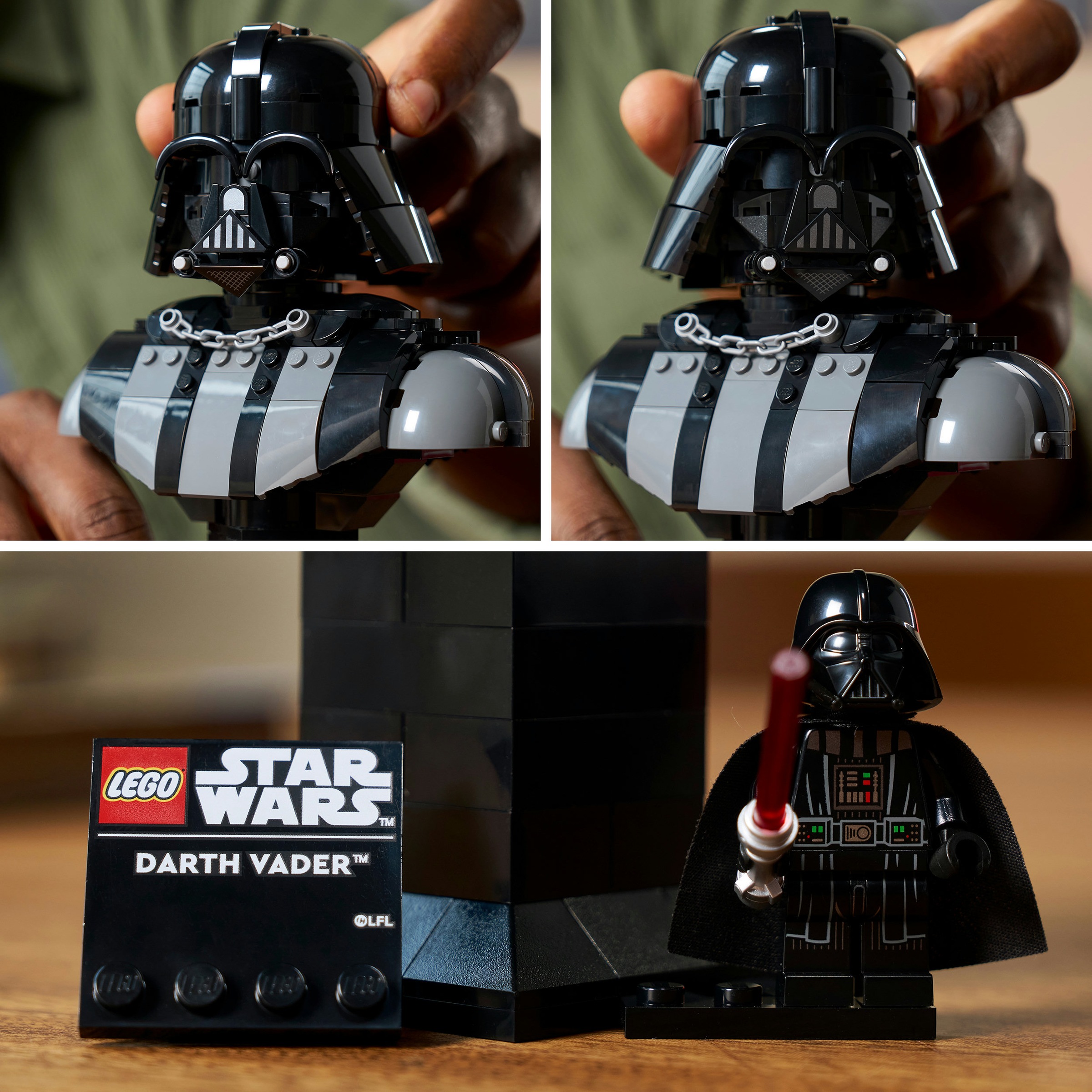 LEGO® Konstruktionsspielsteine »Darth Vader Büste (75439), LEGO Star Wars™«