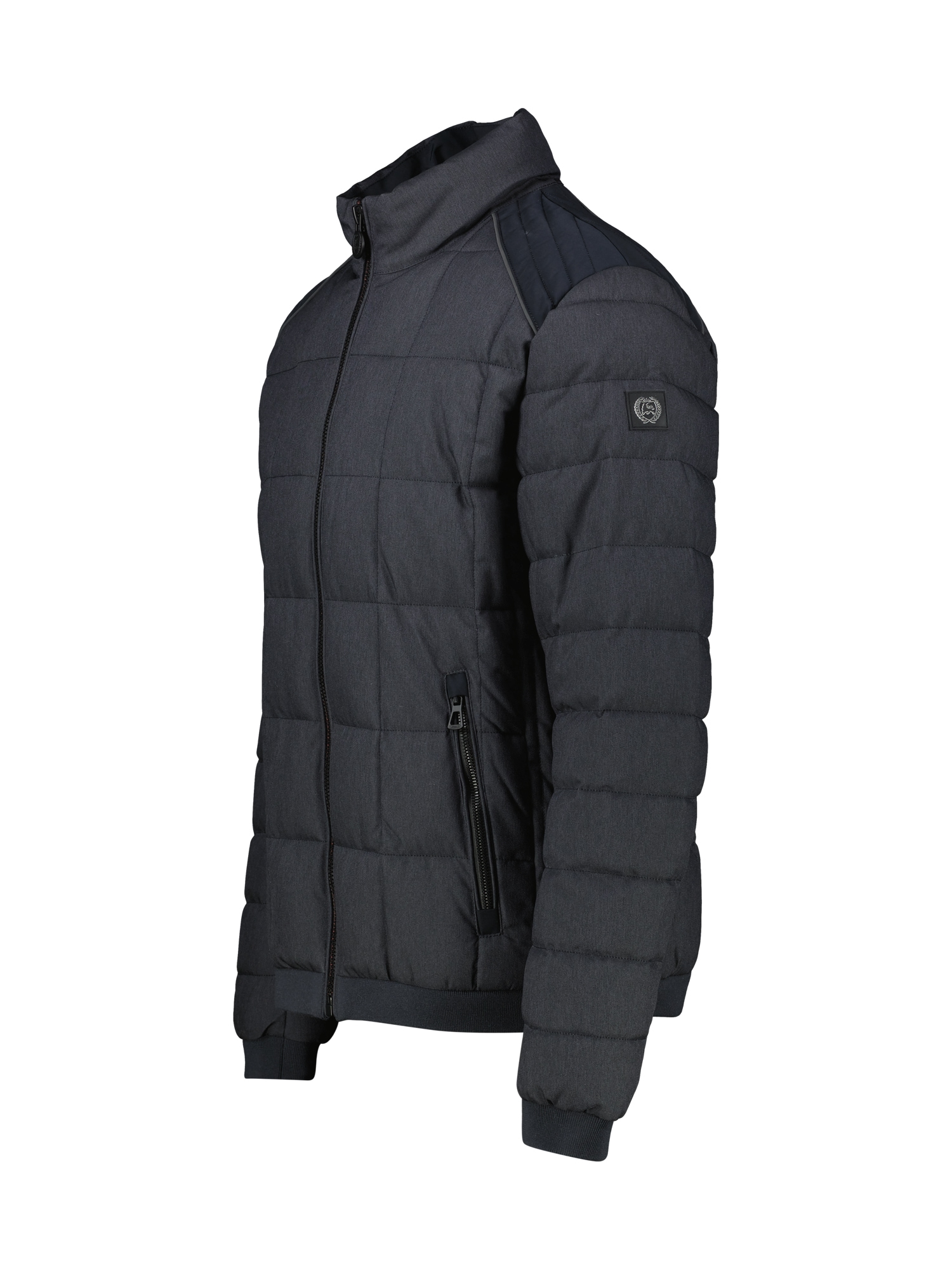 LERROS Steppjacke »LERROS Steppjacke in Woll-Optik« ohne Kapuze Wasser- und windabweisend, atmungsaktiv