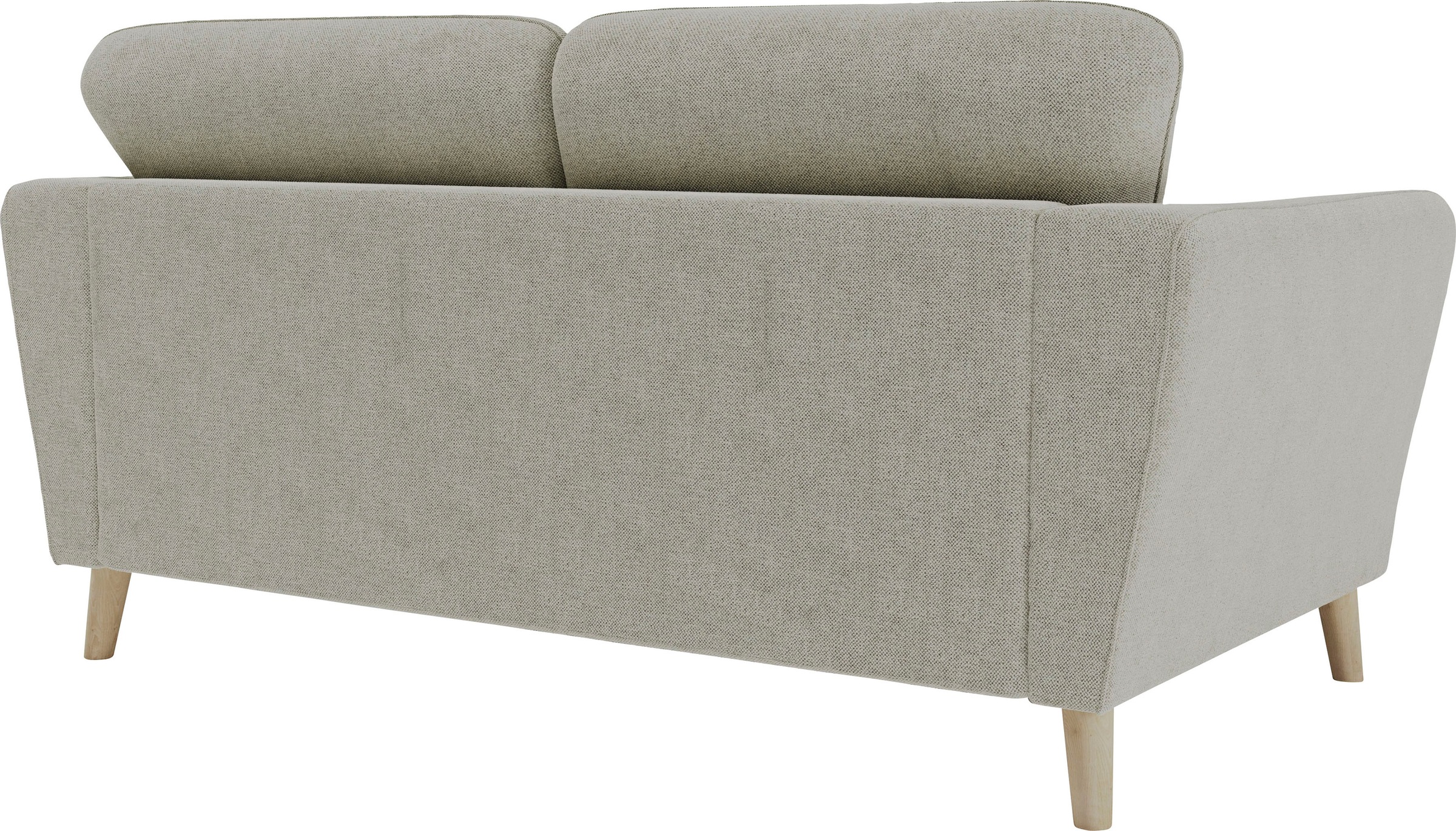 Home affaire 2-Sitzer »MARSEILLE Kompaktsofa 170 cm, Cord, Flachgewebe, Struktur, Webstoff«, Massivholzbeine Eiche, Landhausstil, Wellenunterfederung