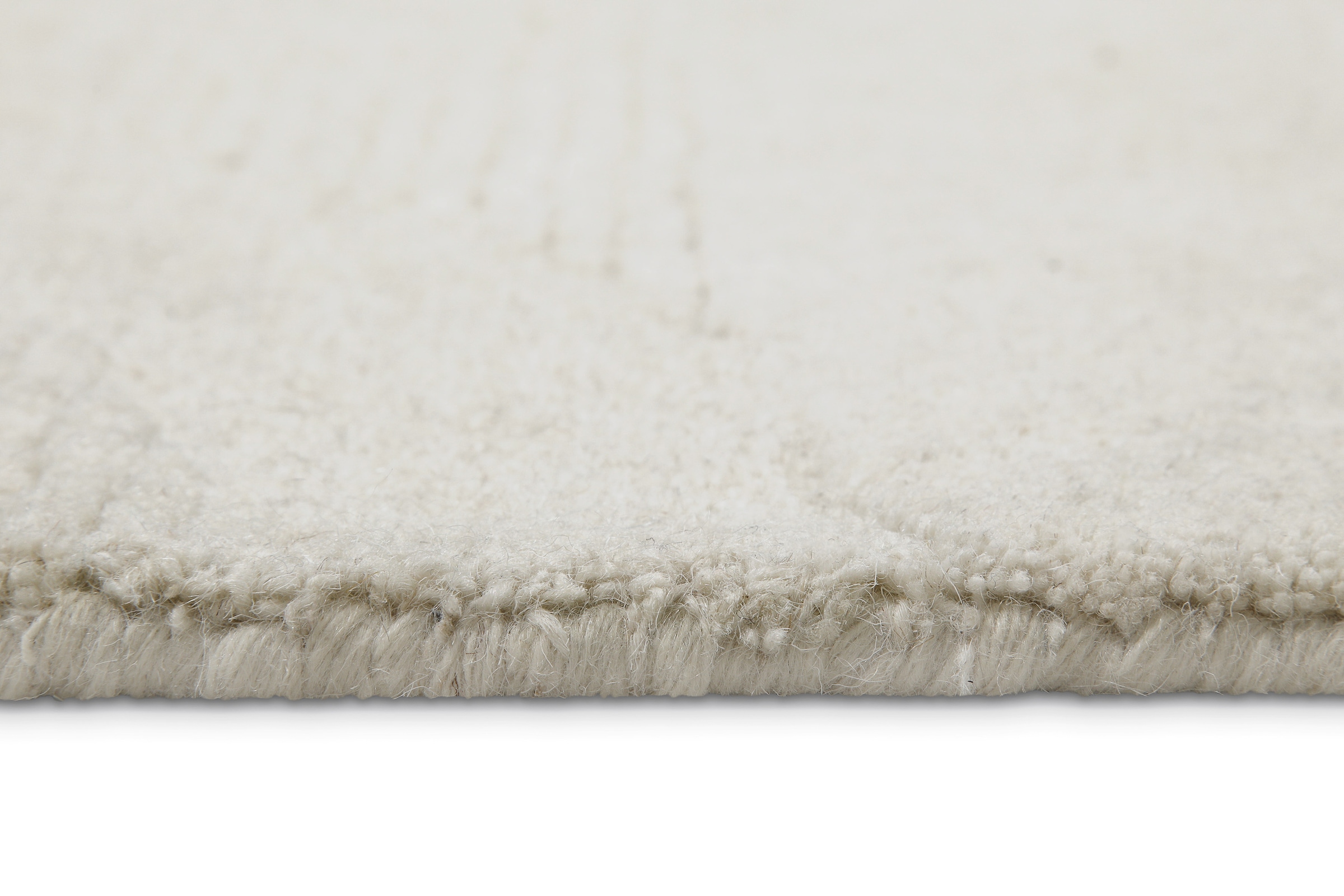 Wecon home Wollteppich »Hamptons THIRTYFOUR«, rechteckig, 15 mm Höhe, Läufer, Schurwolle, Kurzflor, Wohnzimmer, Schlafzimmer, Wellen