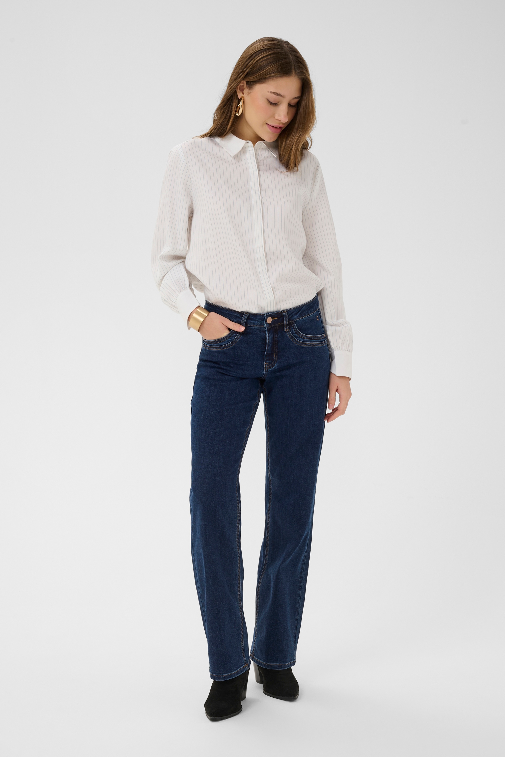 Cream Regular-fit-Jeans »Damen Jeans CRLone«