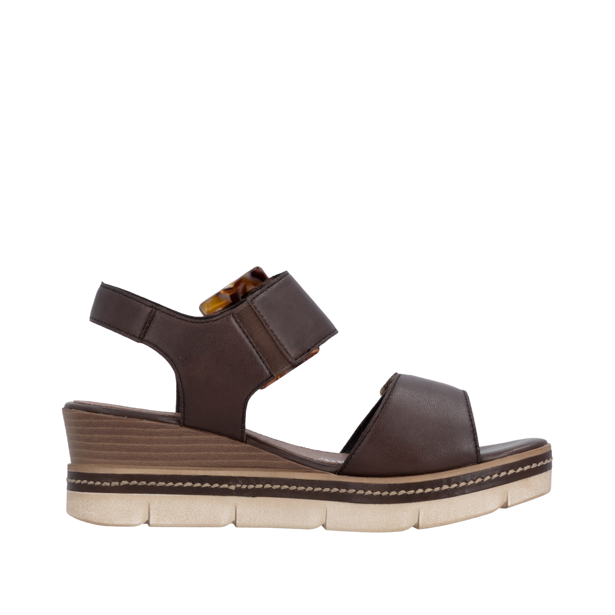 Remonte Keilsandalette »Elisabeth Hurley-Collection«  Keilabsatz, Riemensandale, Sommerschuh, auffällige Zierschnalle
