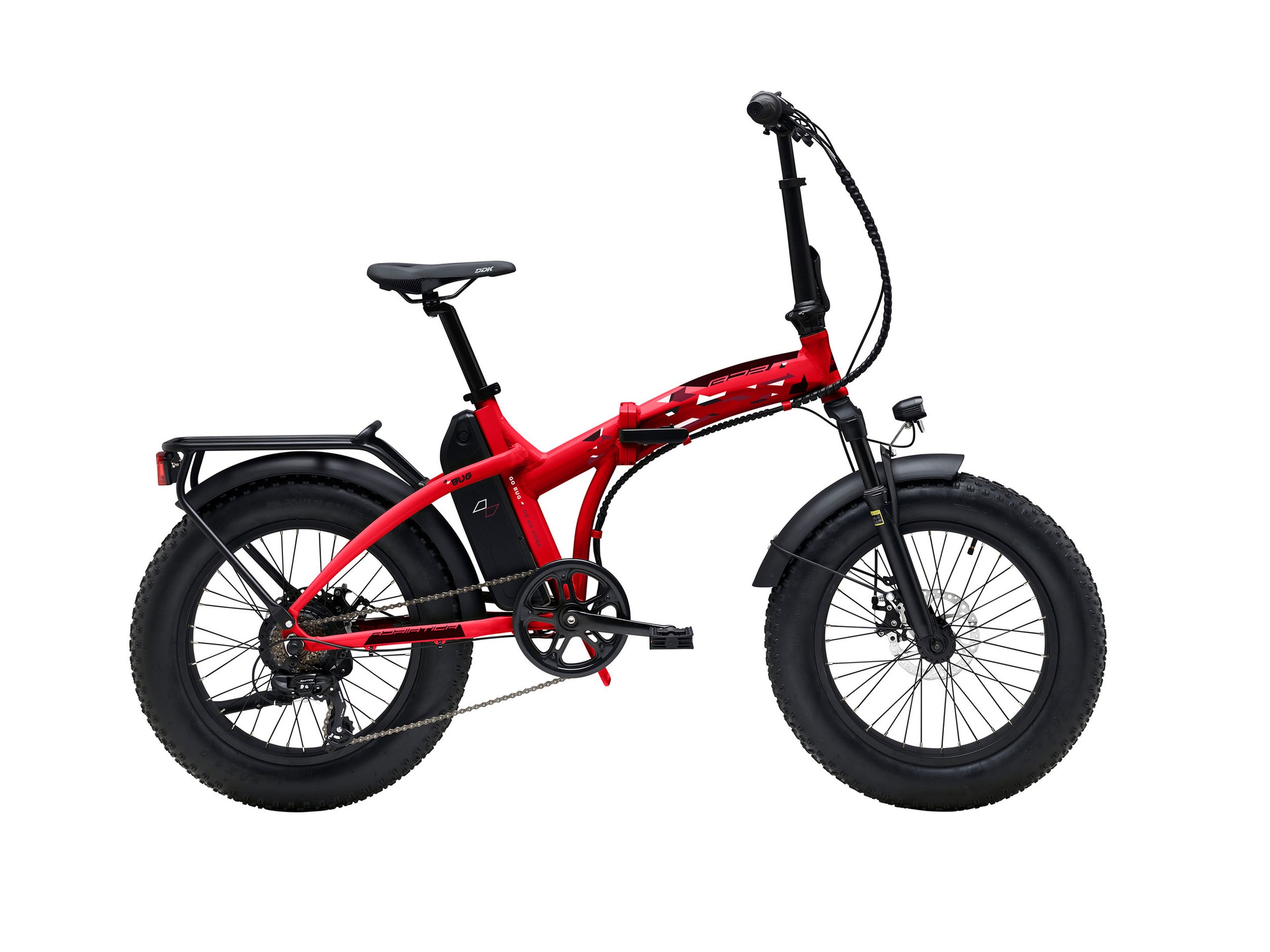 E-Bike »Elektro-Falt-Fahrrad BUG 20 Zoll, rot«