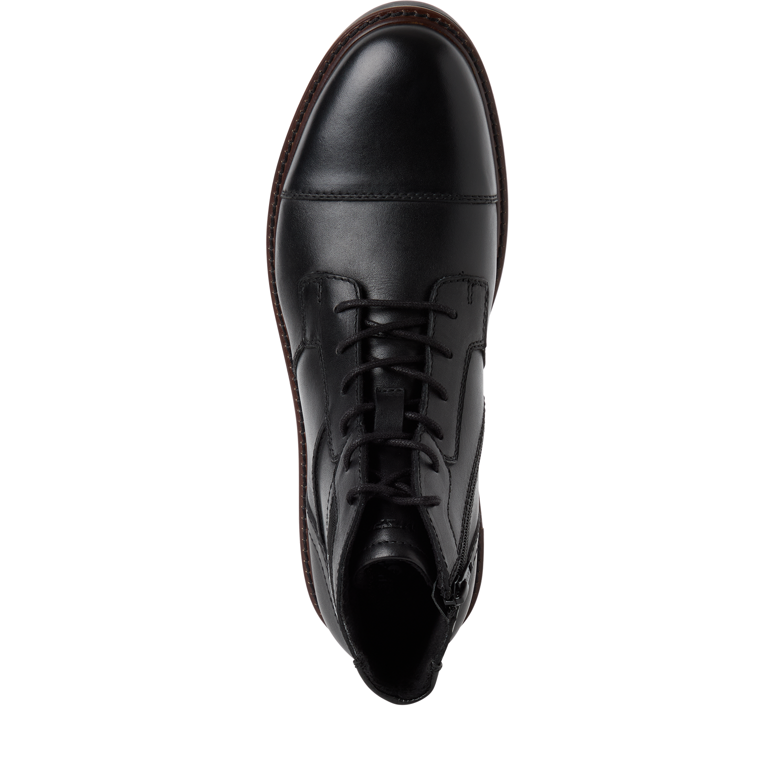 MARCO TOZZI Schnürstiefelette  Schnürboots, Herbstschuh, mit Kontrast-Rahmennaht