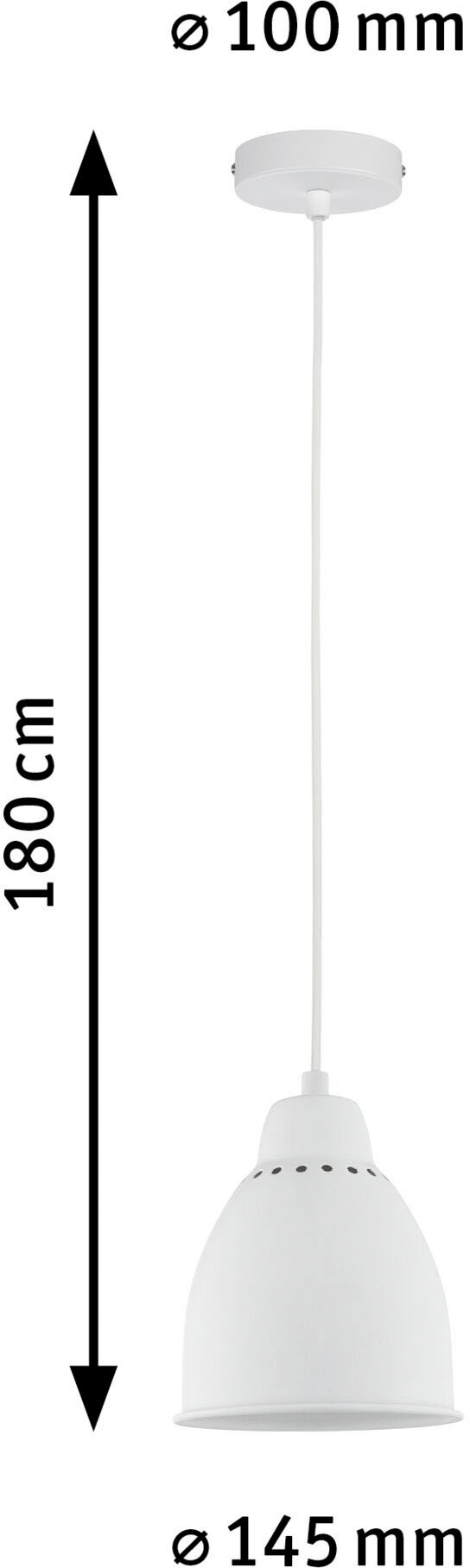 Paulmann Pendelleuchte »Hilla«, 1 flammig, Leuchtmittel E27 | ohne Leuchtmittel, E27
