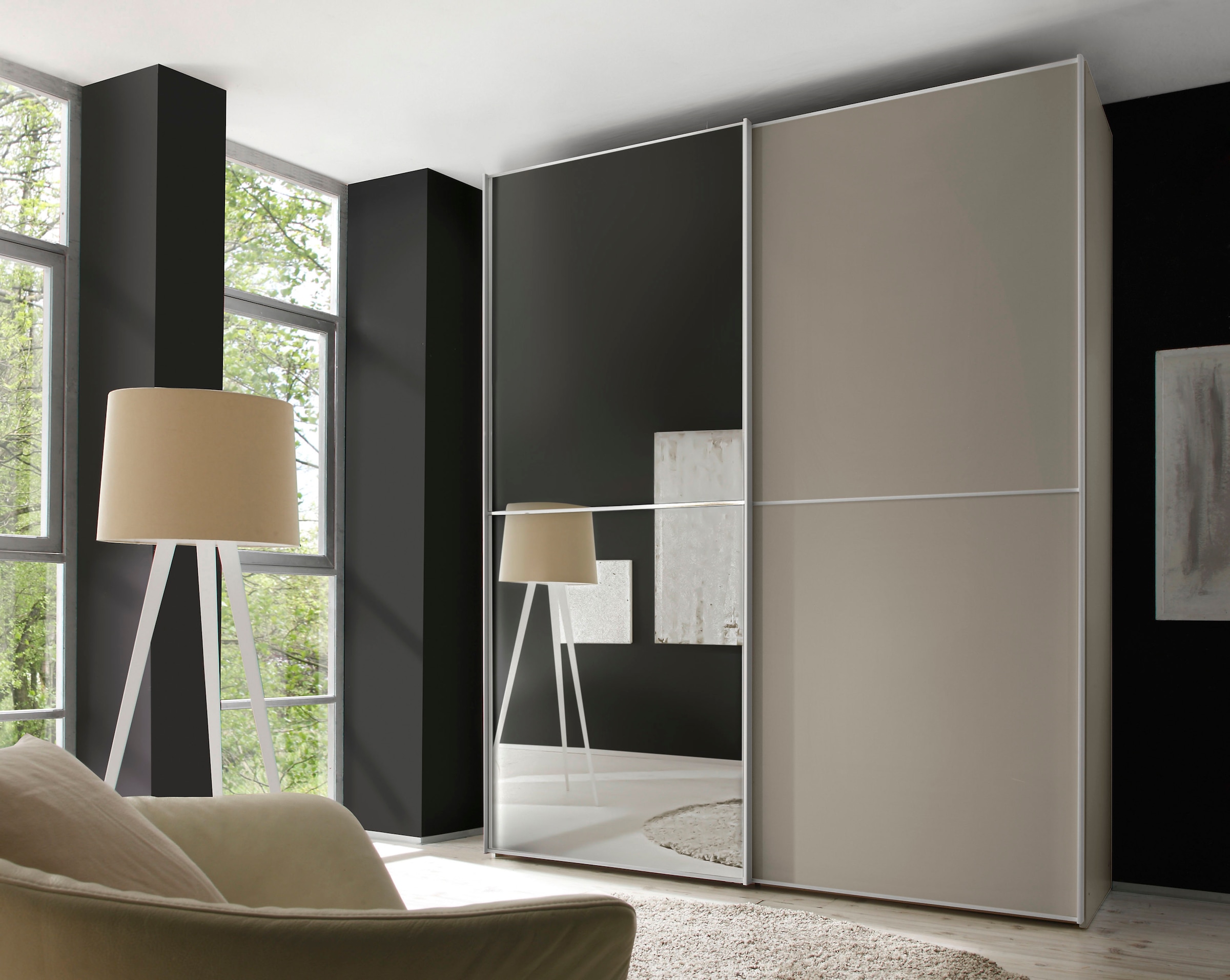 STAUD Schwebetürenschrank »Sinfonie Plus, edles Design in hochwertiger Qualität, Made in Germany« Mit vier verschiedenen Ausstattungsvarianten