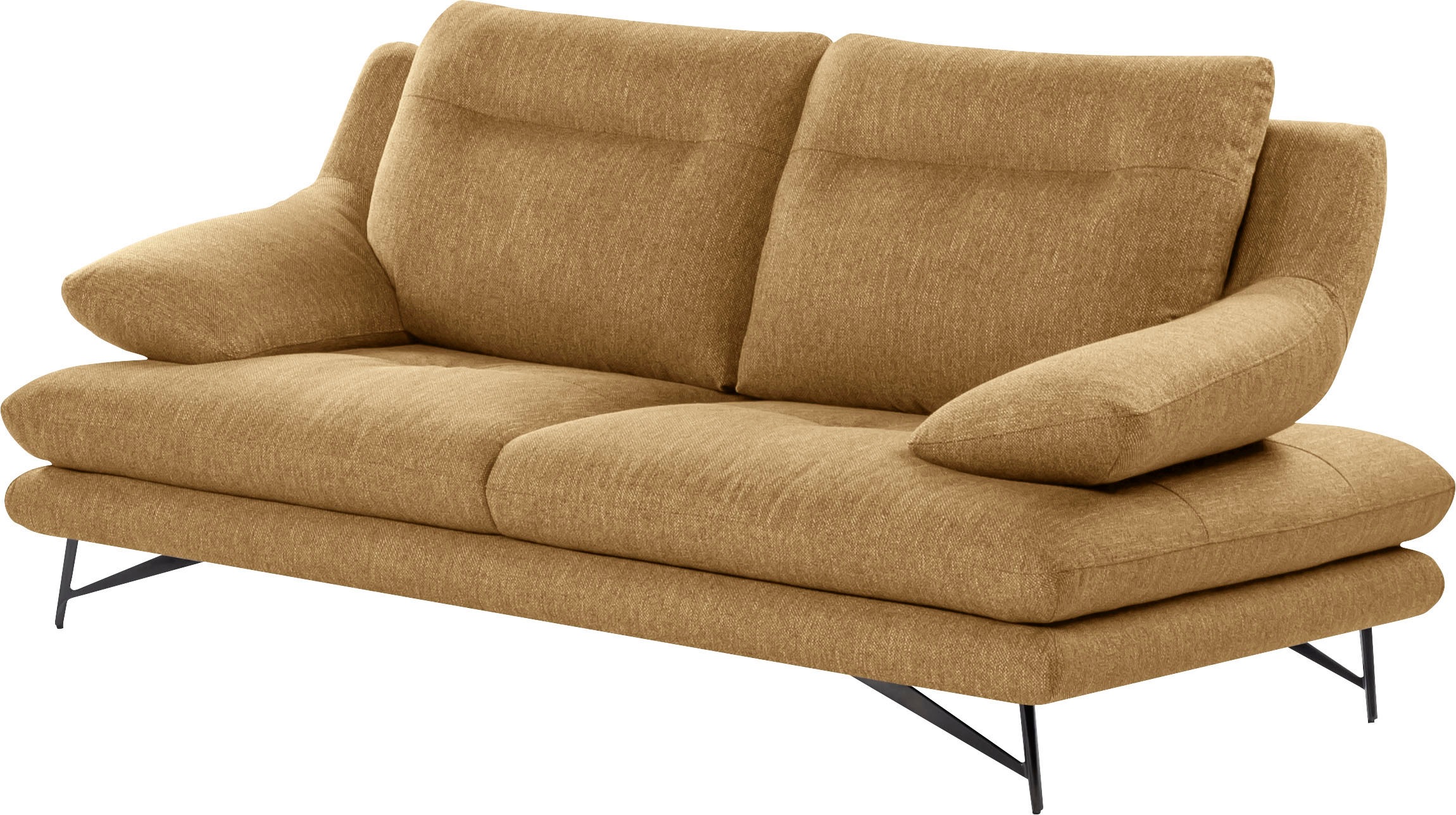 CALIA ITALIA 2-Sitzer »Cezanne, italienisches Designsofa mit erstklassigem Sitzkomfort«, wahlweise mit Sitztiefenverstellung