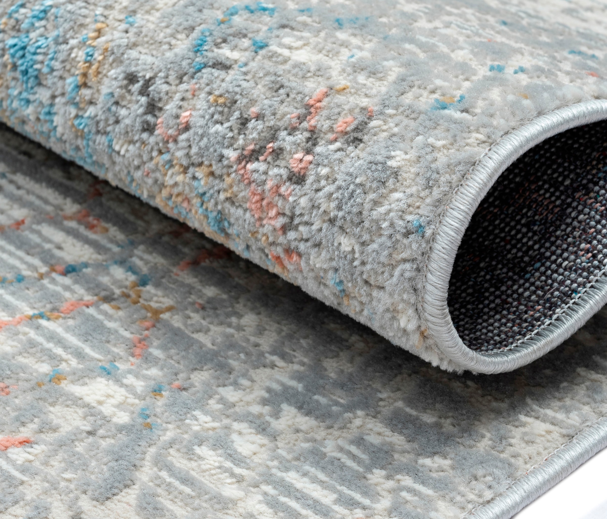 Myflair Möbel & Accessoires Teppich »My Roots« rechteckig 8 mm Höhe Kurzflor, Retro-Design, besonders weich durch Microfaser