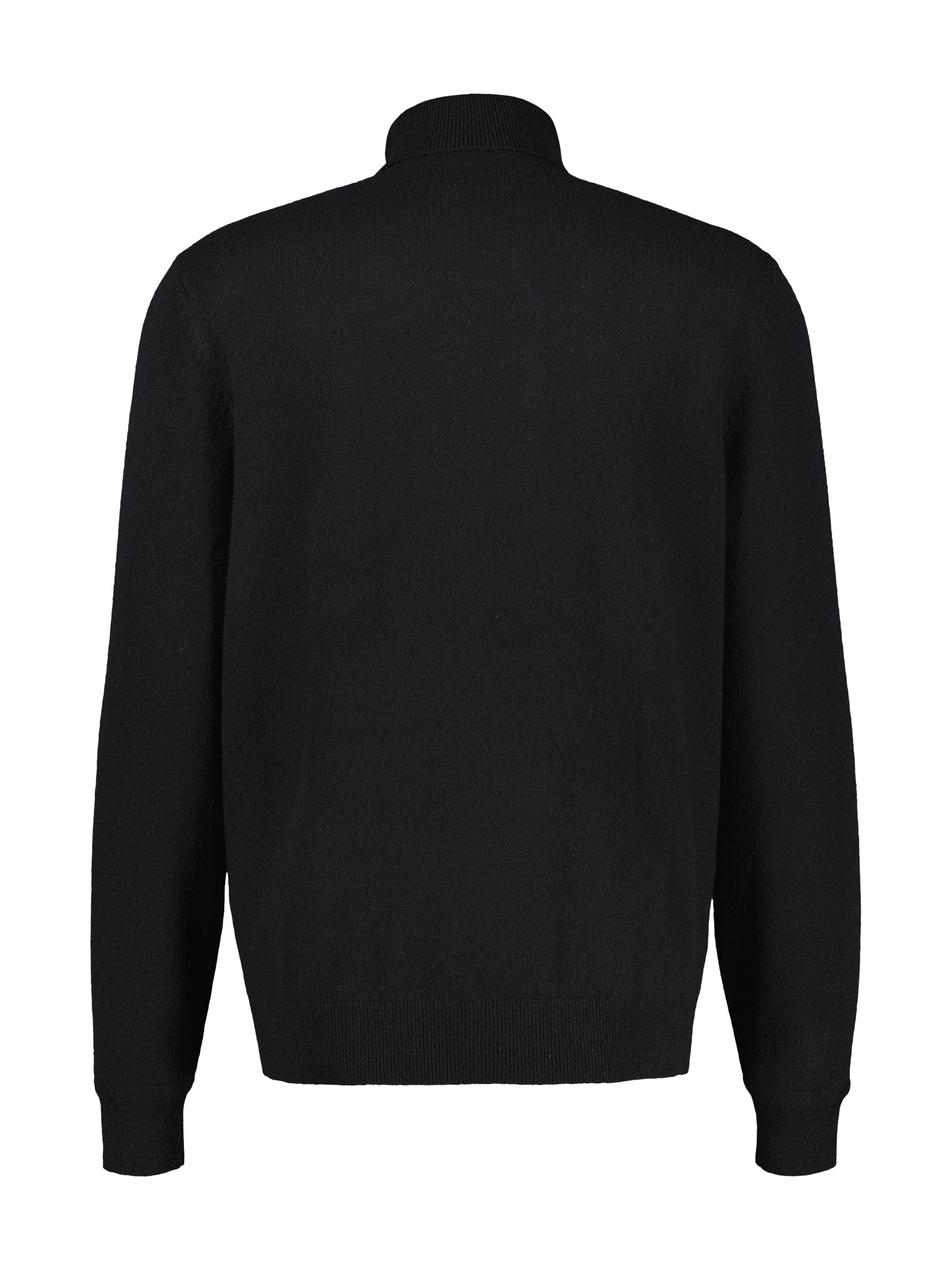 LERROS Rollkragenpullover mit Logo-Stickerei und aus Schurwolle mit Kaschmir