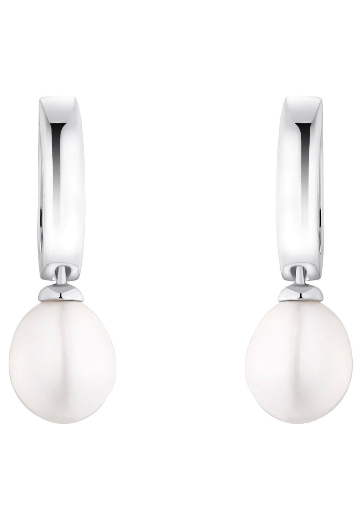 Amor Paar Creolen »Pearls« mit Süßwasserzuchtperle