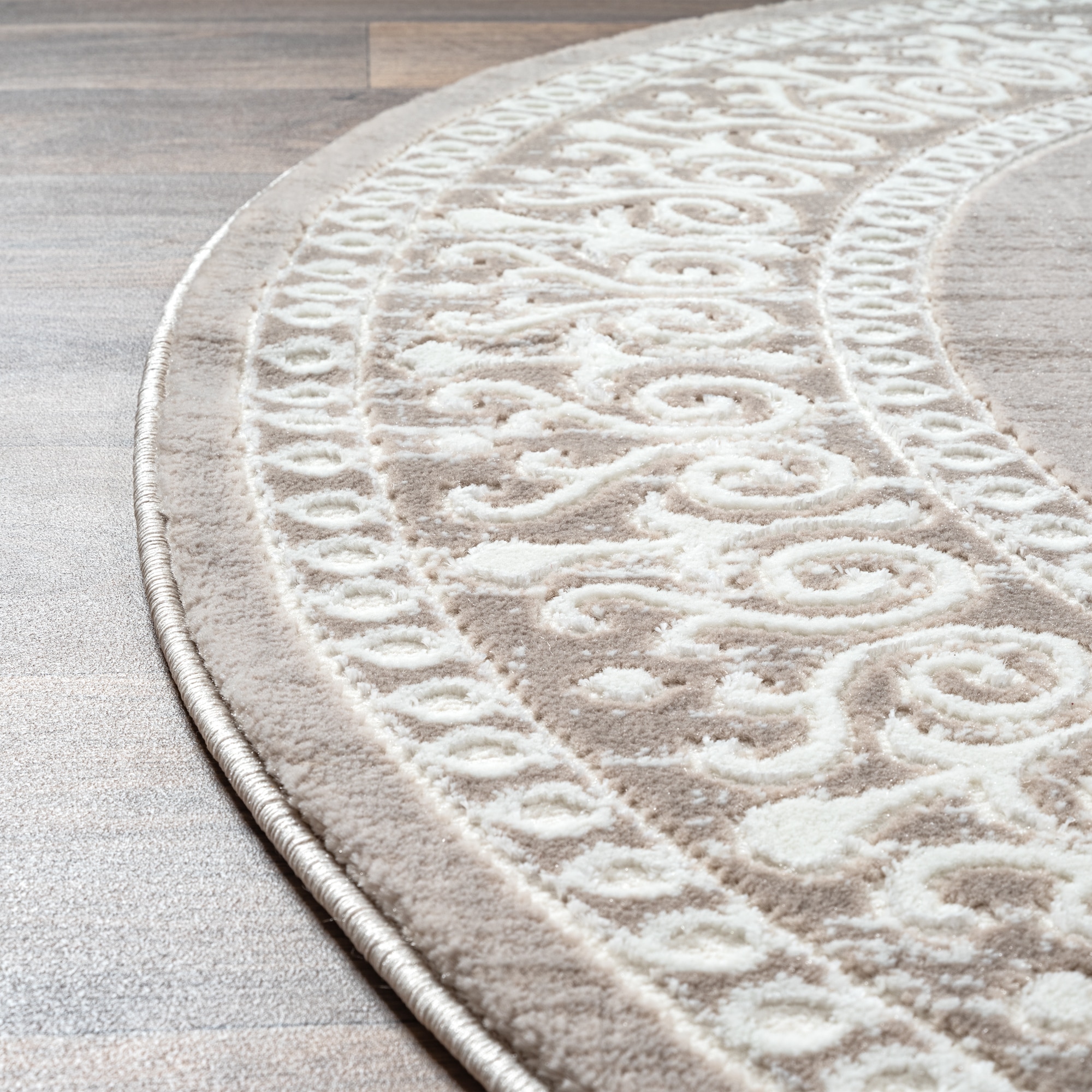 Sanat Teppich »Harmony 3204 , auch als Läufer« rund 12 mm Höhe Wohnzimmer, Kurzflor, moderne Orient Optik, Schlafzimmer