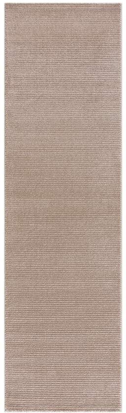 Carpet City Teppich »Friseé-Teppich FANCY900«, rechteckig, 12 mm Höhe, Läufer, Kurzflor, Einfarbig, 3D-Optik, Streifen Look, Wohnzimmer