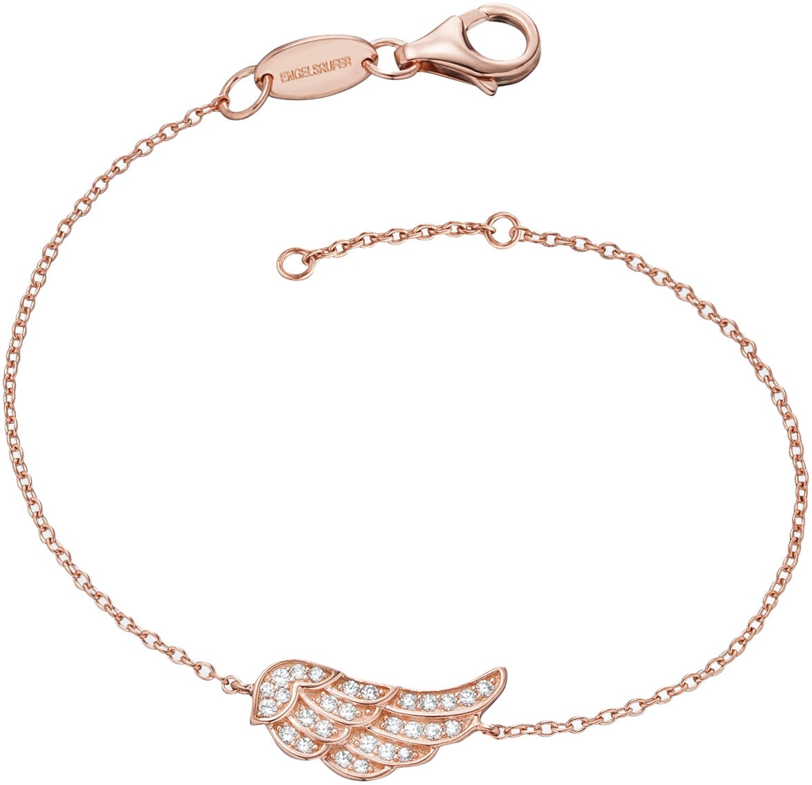Engelsrufer Armband »Little magic, FLÜGEL, ERB-LILWING-ZI, ERB-LILWING-ZI-R«, mit Zirkonia (synth.)
