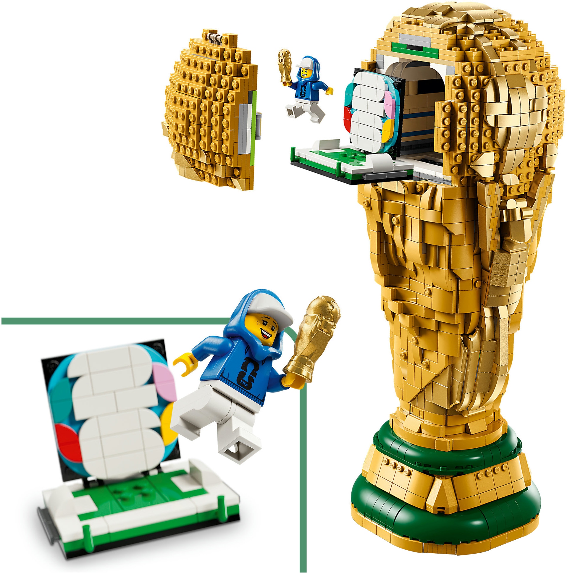 LEGO® Konstruktionsspielsteine »Offizieller Pokal der FIFA Fußball-Weltmeisterschaft (43020)« LEGO Editions Football