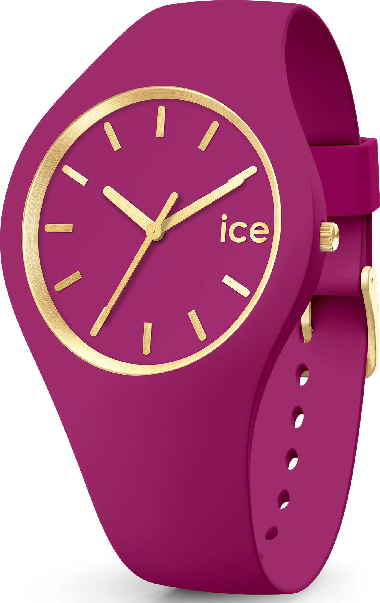 Quarzuhr »ICE glam brushed Orchid S, 020540«, Armbanduhr, Damenuhr, analog,...