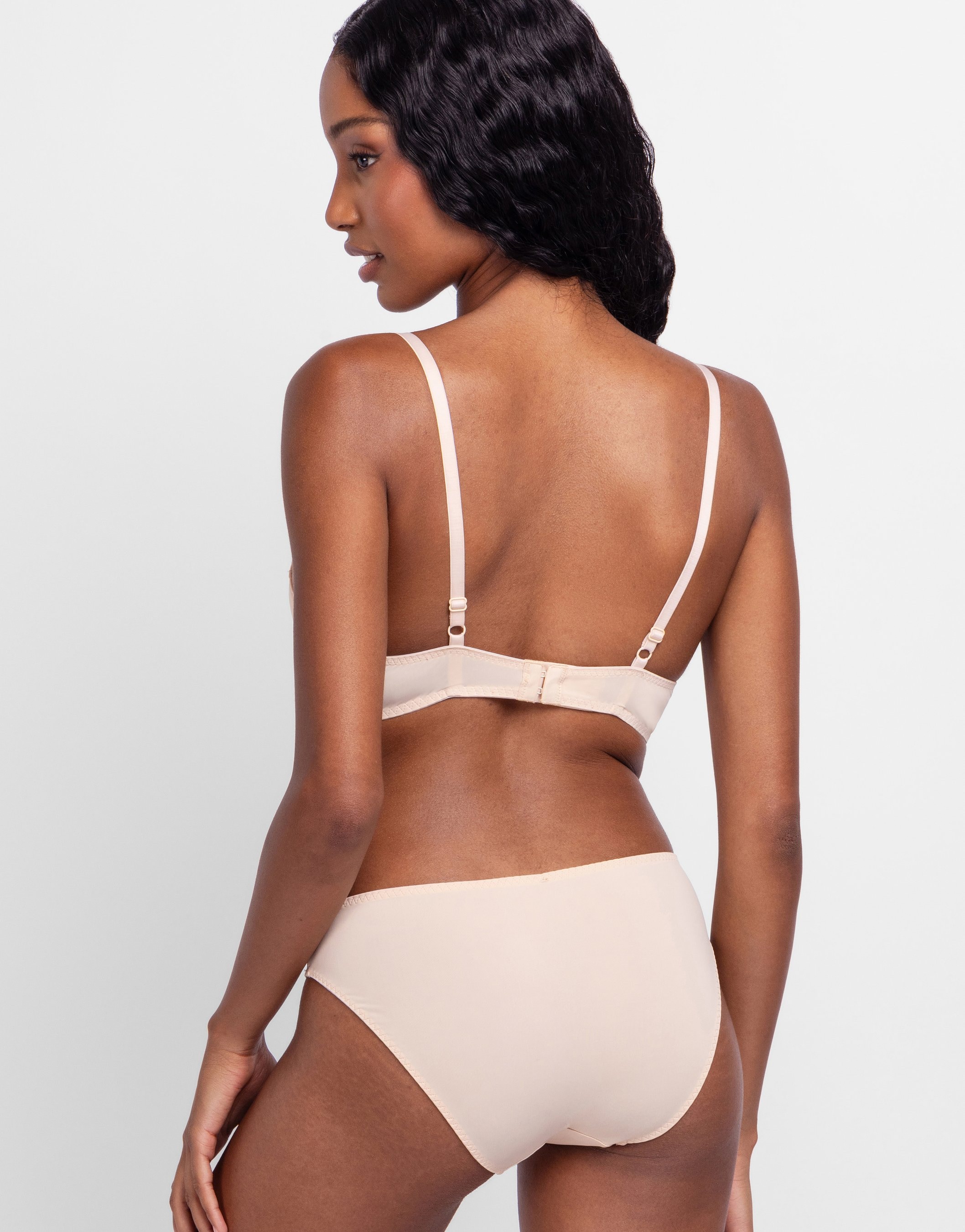 Dorina Slip »ANGIE-2PP« weiche Mikrofaser, blickdicht, florale Spitze