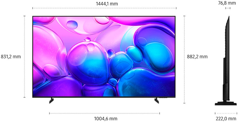 Samsung QLED-Fernseher »GQ65Q6FAAU« 163 cm/65 ″ Smart-TV
